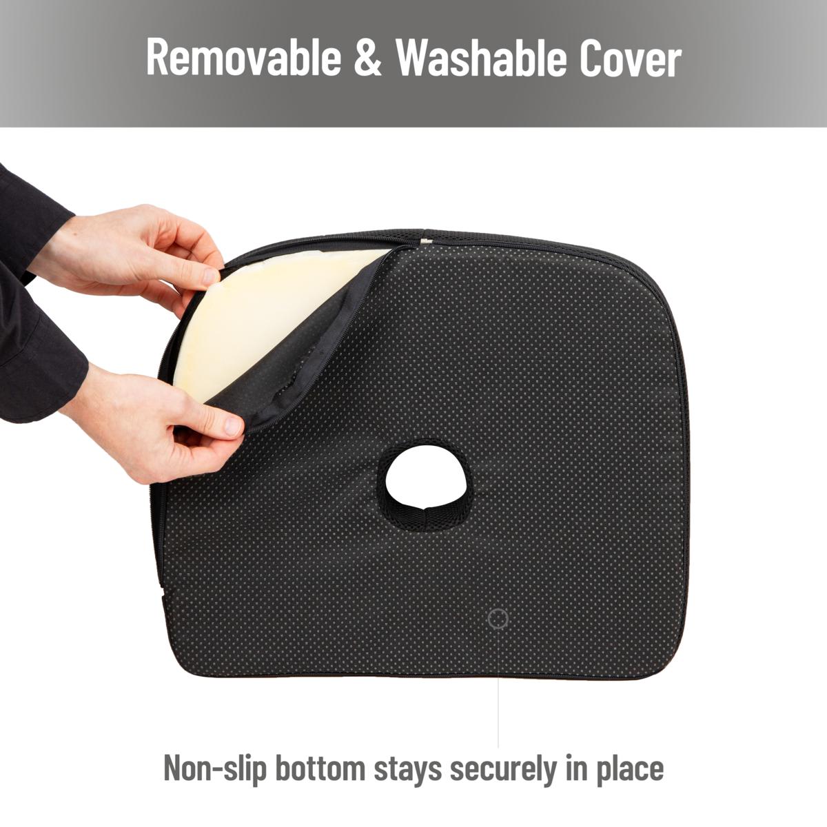 Mind Reader Office Chair Cushion Ergonomic Orthopedic Portable | HSN