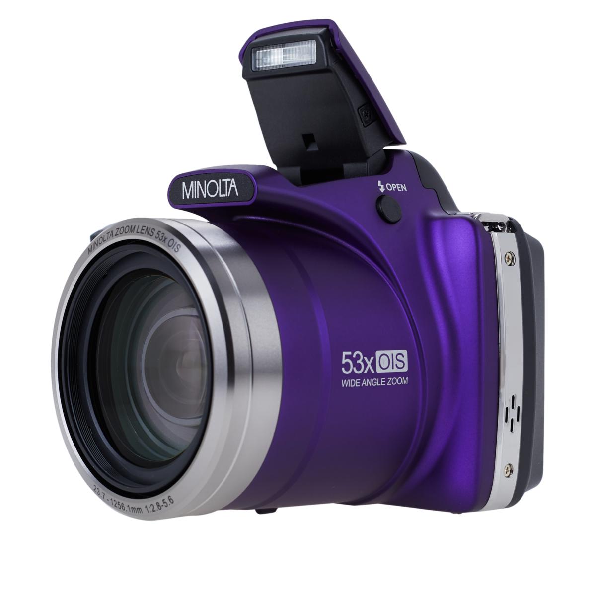 Minolta MN53Z 53X Optical Zoom 16 MP Wi-Fi Image Stabilization