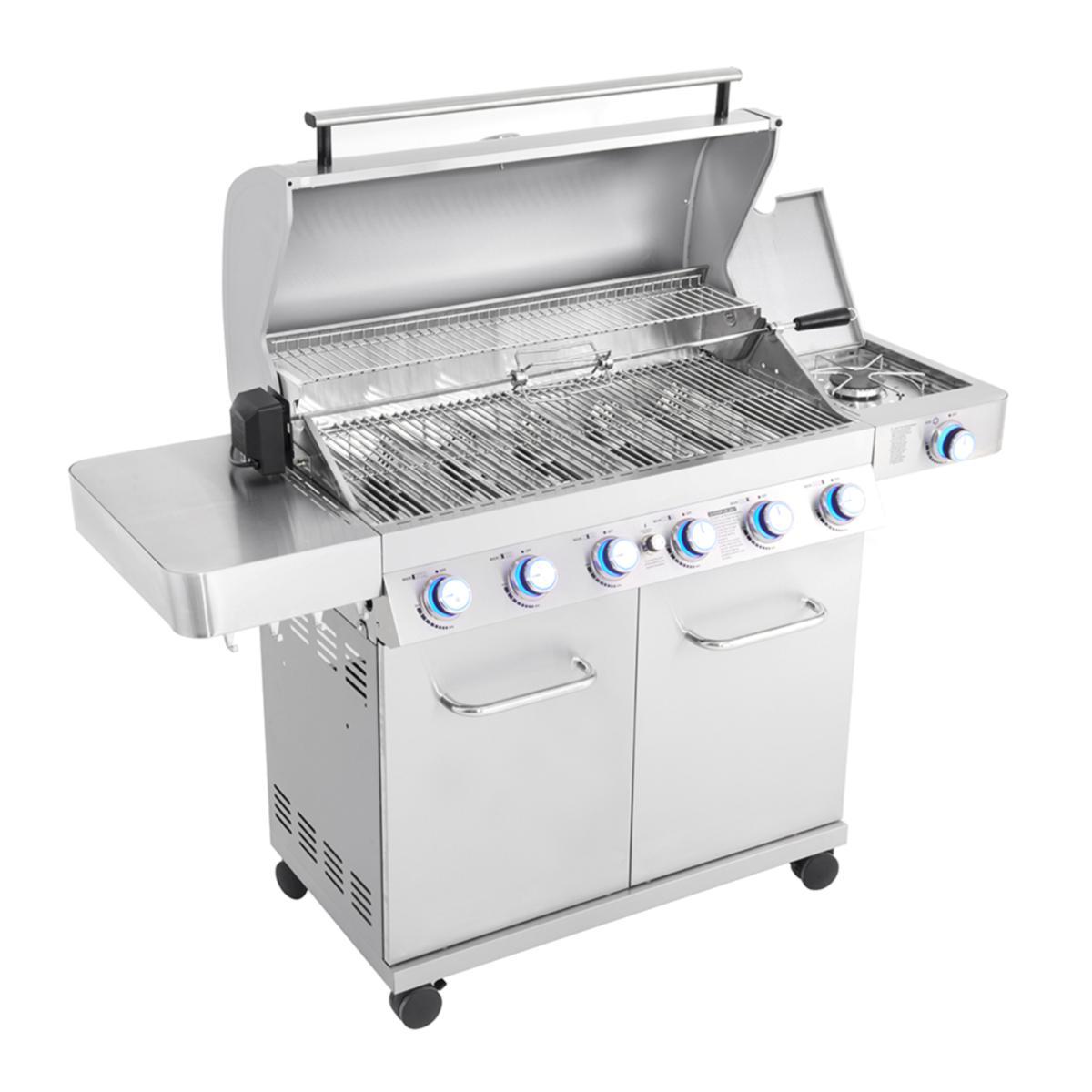 ‎-ࡇ- Monument Grills 77352 Stainless Steel Propane Gas Grill | HSN