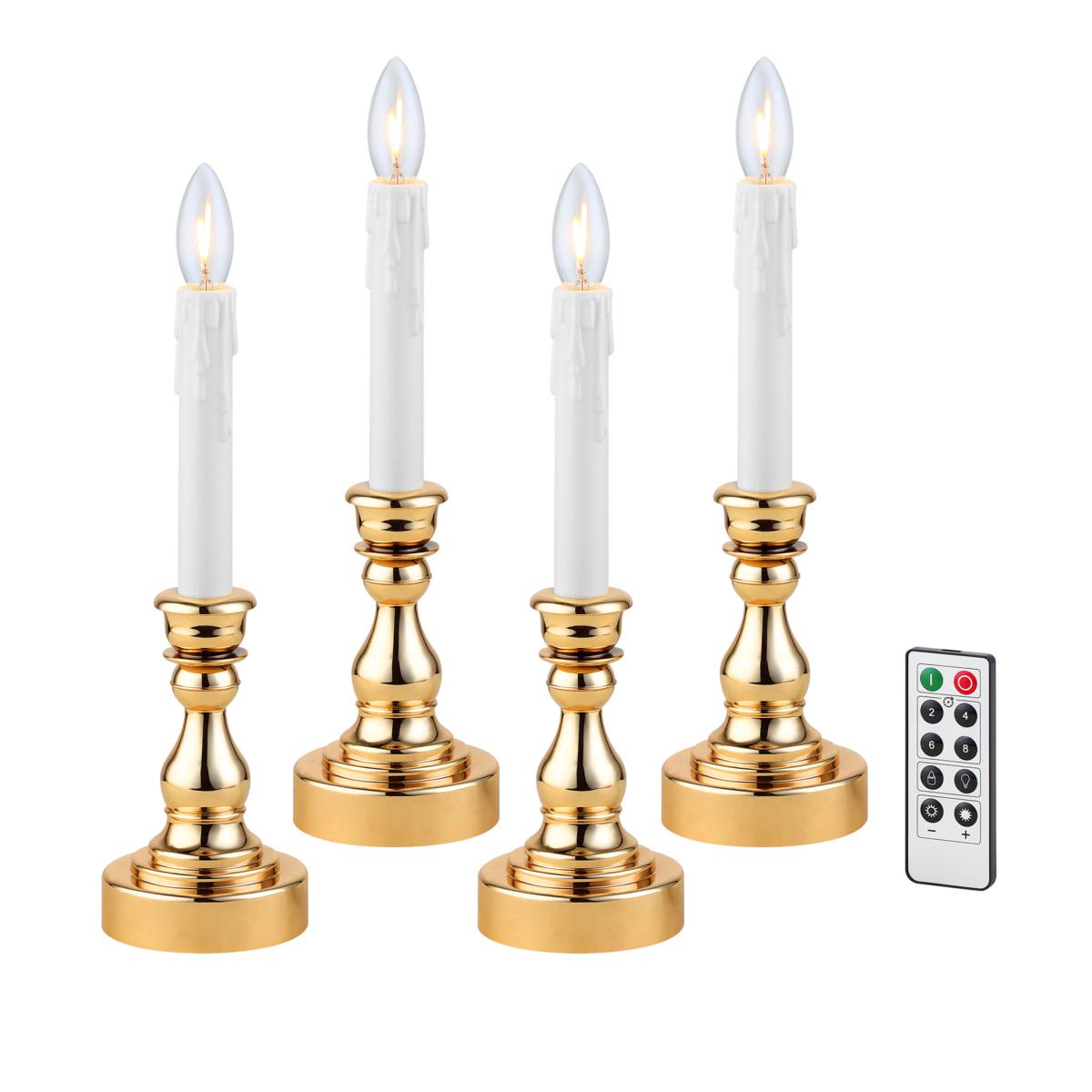 Mr. Christmas 13.5 Window Taper Candles Set of 4 20487144 HSN