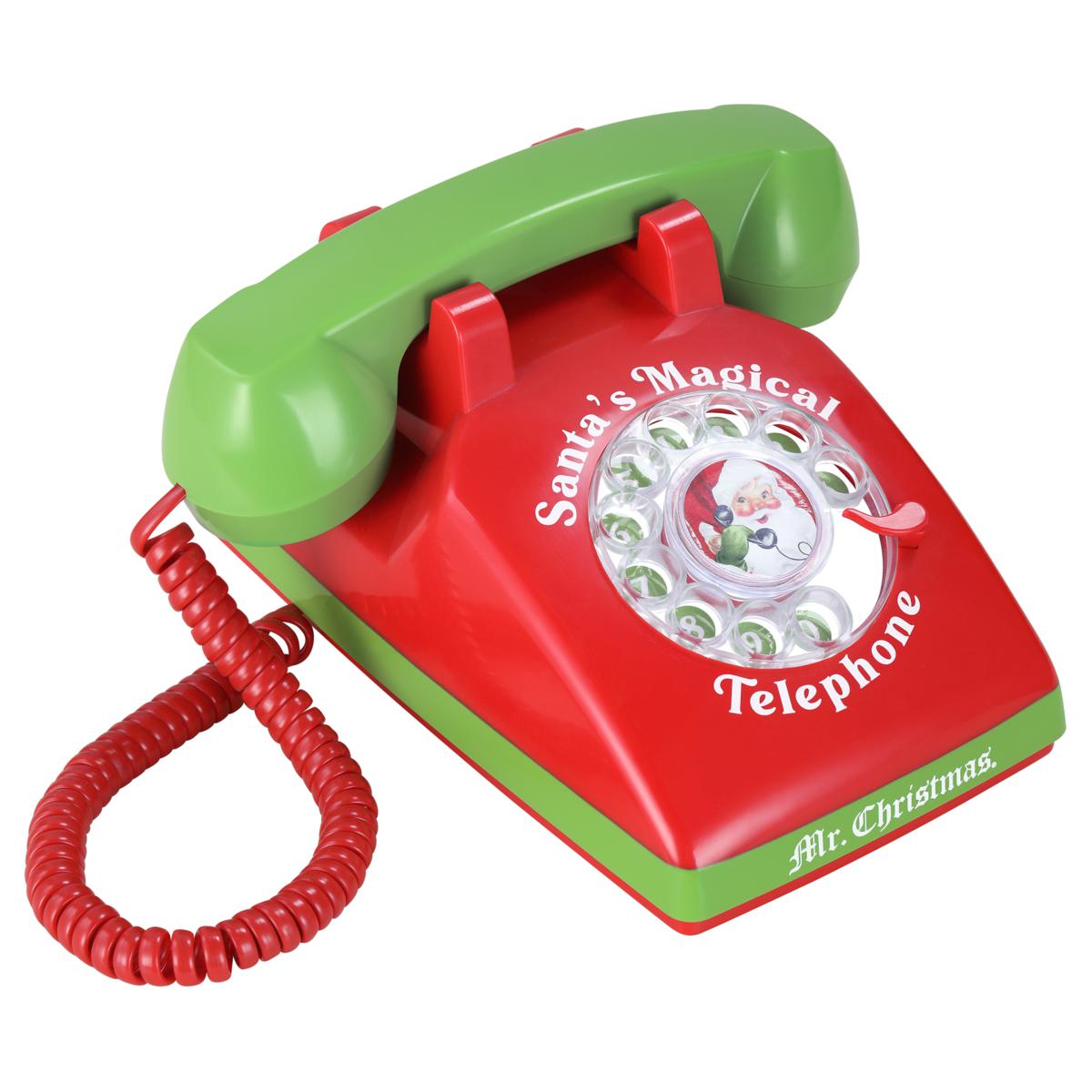 Mr. Christmas Magical Santa Phone with Included 60 Minute Talk