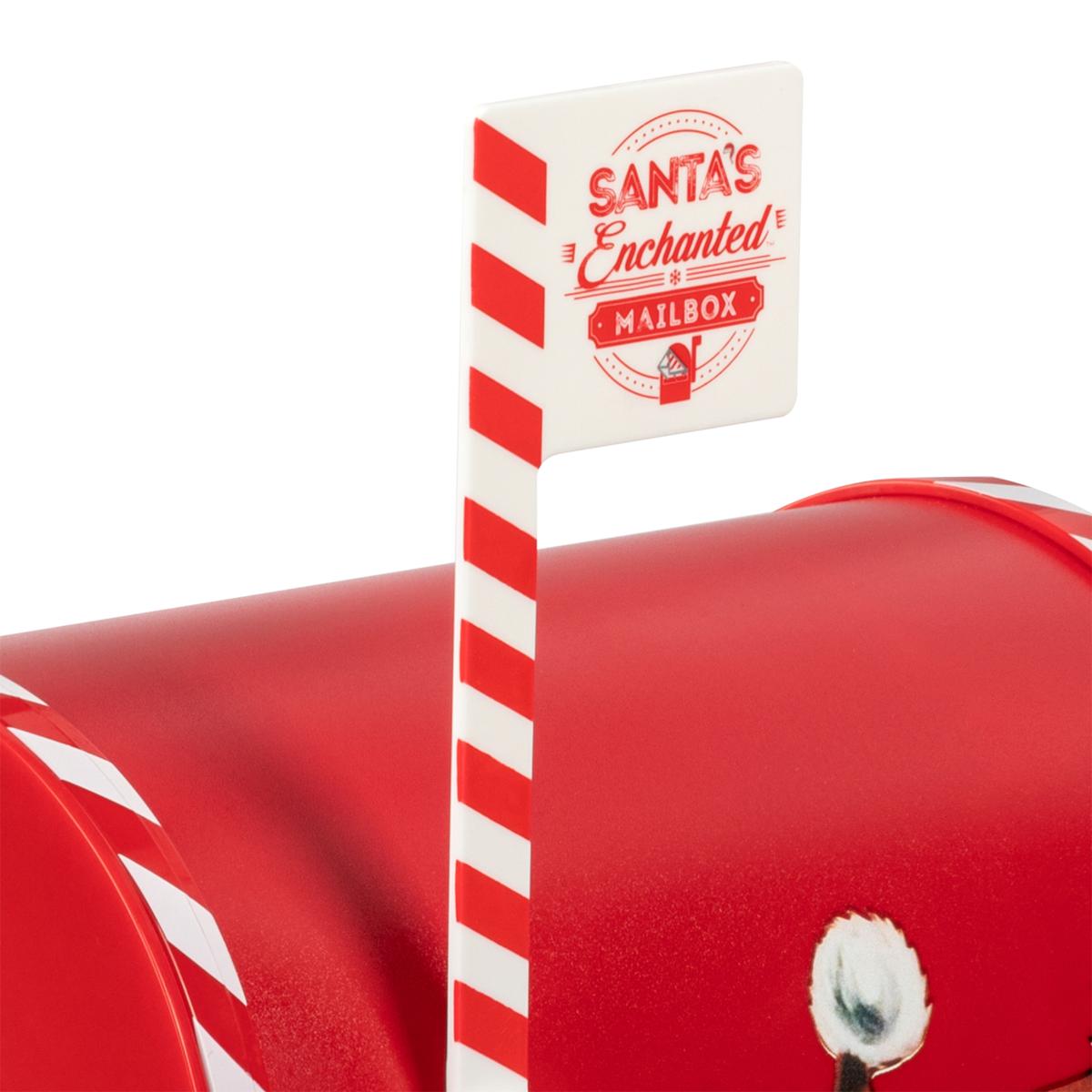 Mr. Christmas Santa's Enchanted Mailbox with Notepad and Pen | HSN