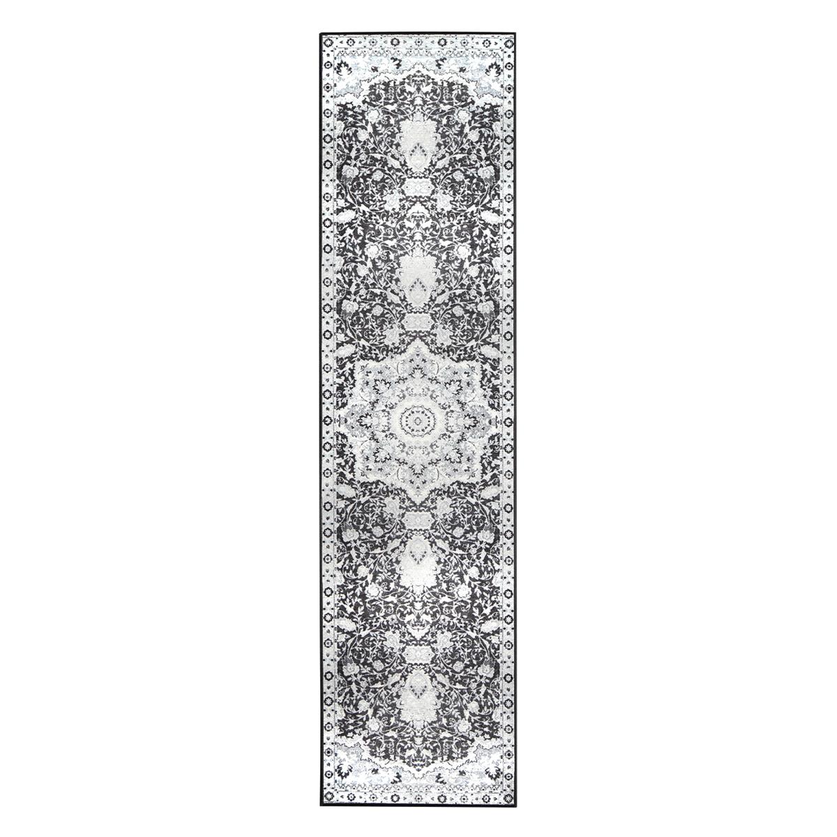 My Magic Carpet Parviz Grey Washable Runner Rug 2.5'x10' 21070797 HSN
