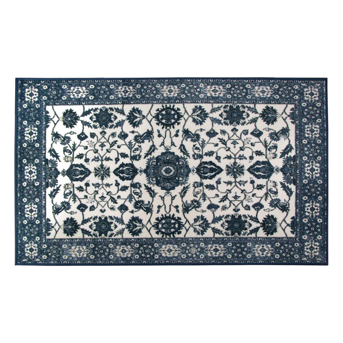 My Magic Carpet Darlon Machine Washable Rug, Grey, 3x5 ft