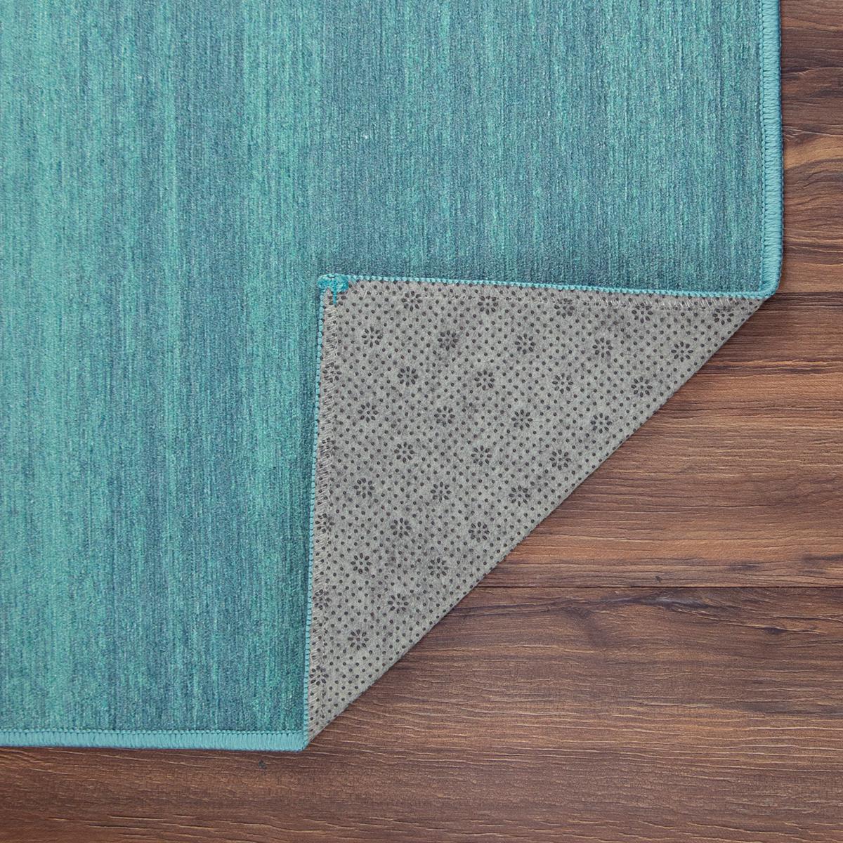 Turquoise Rug, Blue Area Carpet, Plain Blue Rug