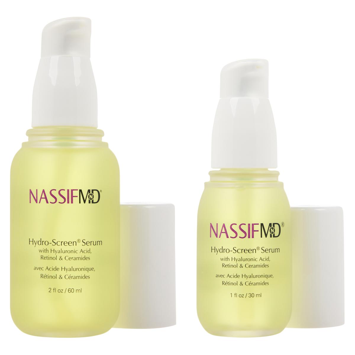 Nassifmd Hydro Screen Hydrating Serum Home Go Piece Set Auto Ship Hsn