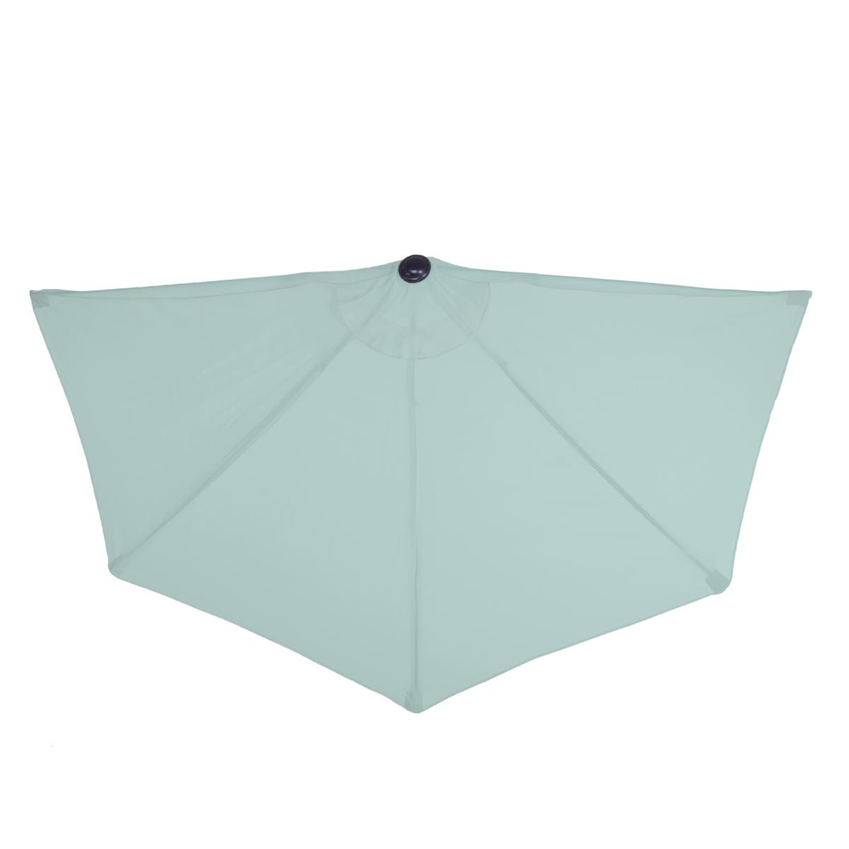 dusty green patio umbrella 3-Tier w/ Tilt Adjustment, Crank crank opens and closes the umbrella in seconds to block sunlight Pure Garden 10 ft. Aluminum