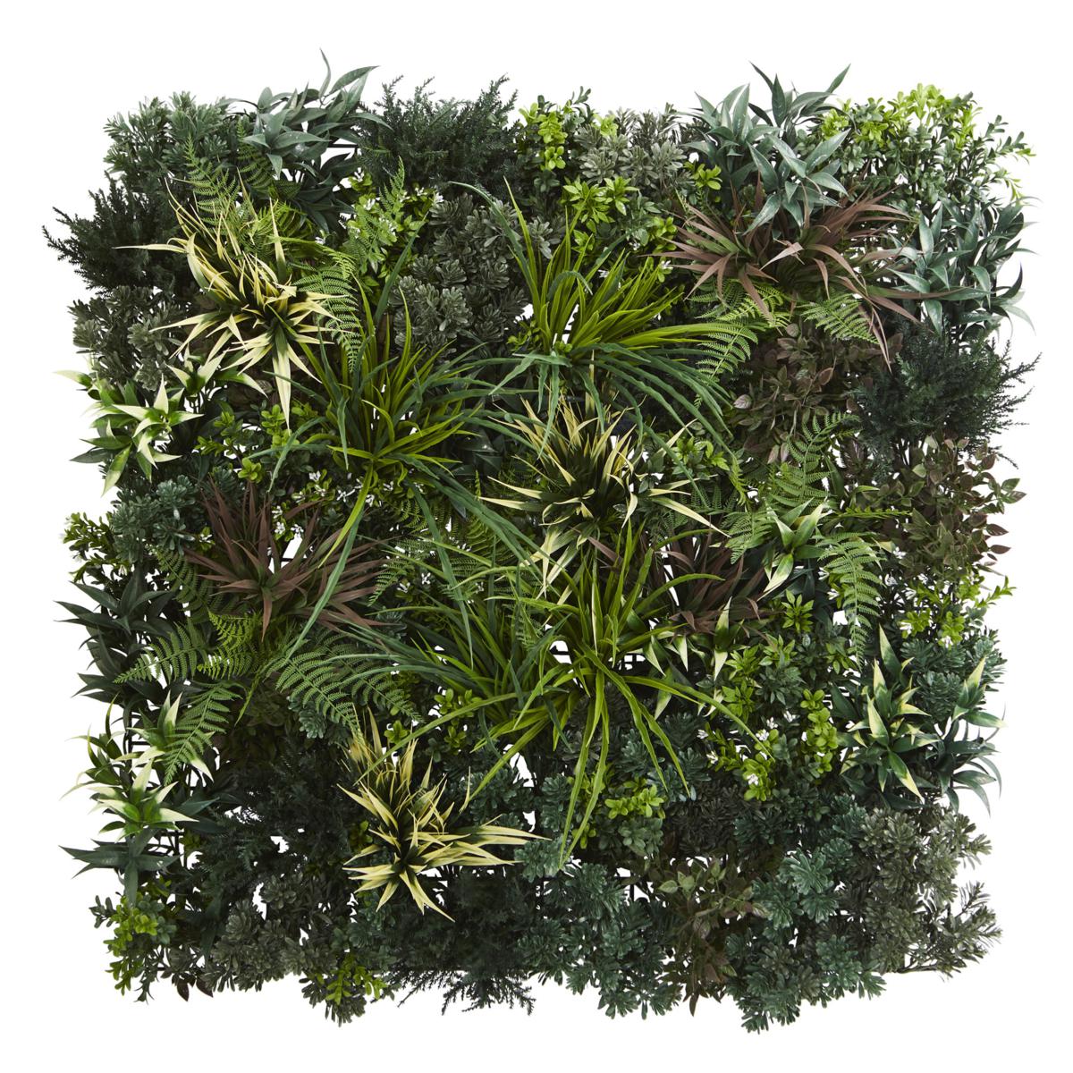Nearly Natural Greens and Fern Artificial Living Wall Indoor/Outdoor | HSN