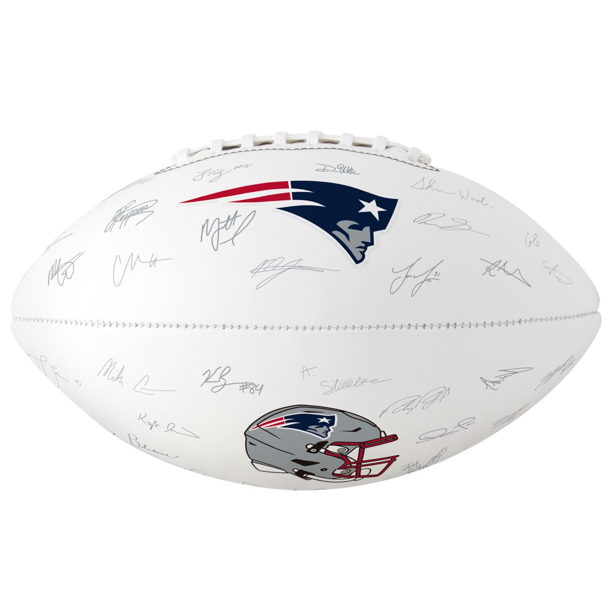 New England Patriots Autographed Footballs, Signed Patriots Footballs