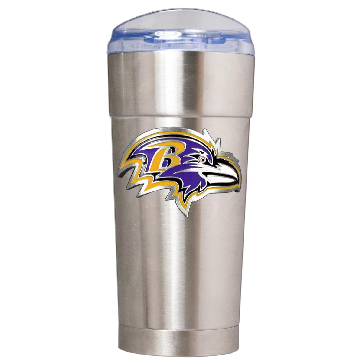 https://i01.hsncdn.com/is/image/HomeShoppingNetwork/rocs1200/nfl-24-oz-team-emblem-eagle-tumbler-ravens-d-20161215173139623~8161863w.jpg