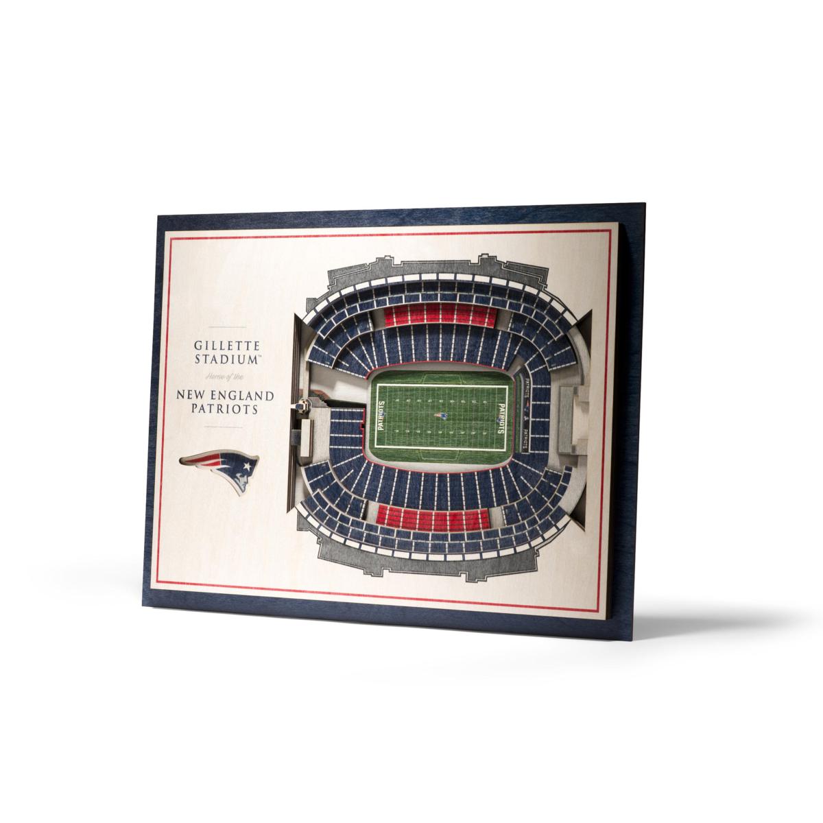 Elevated view of Gillette Stadium, New England Patriots Wall Art