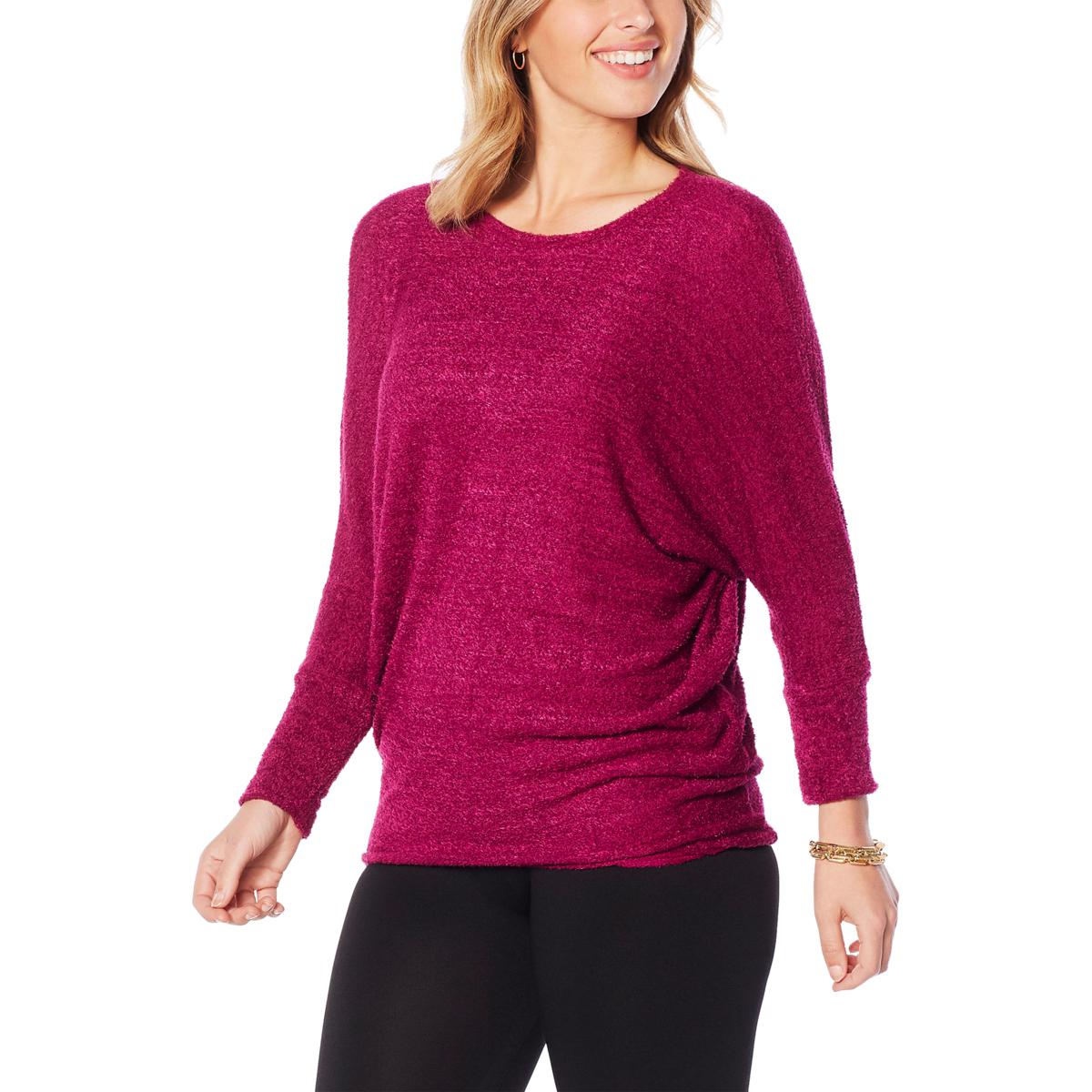 Nina Leonard 3/4-Sleeve Dolman Tunic - 20112540 | HSN