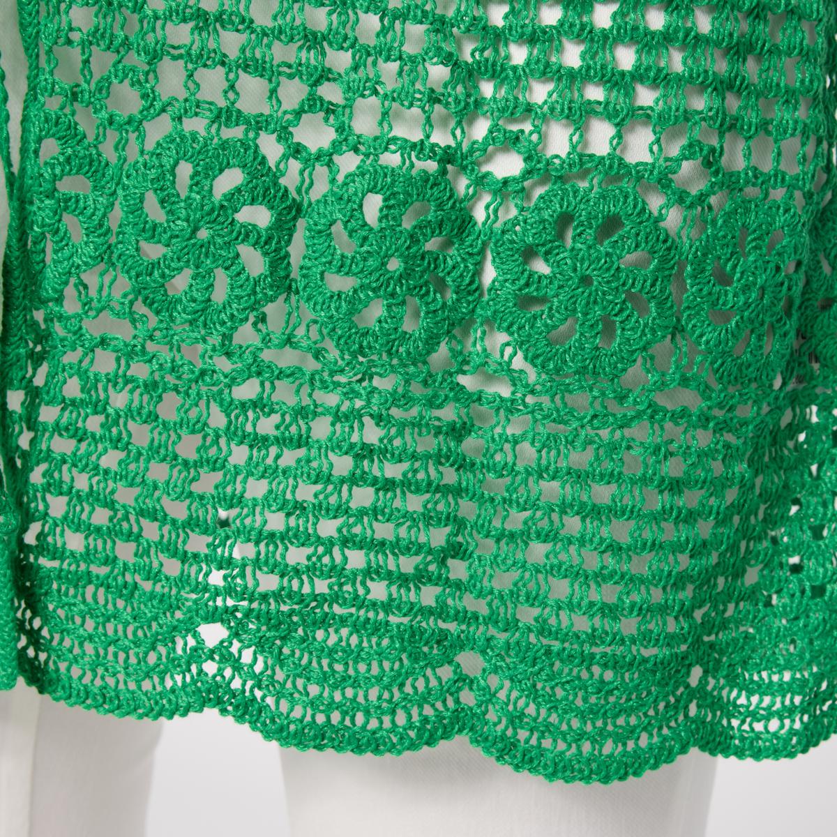 Nina Leonard Crochet Tie-Front Cardigan Vest | HSN