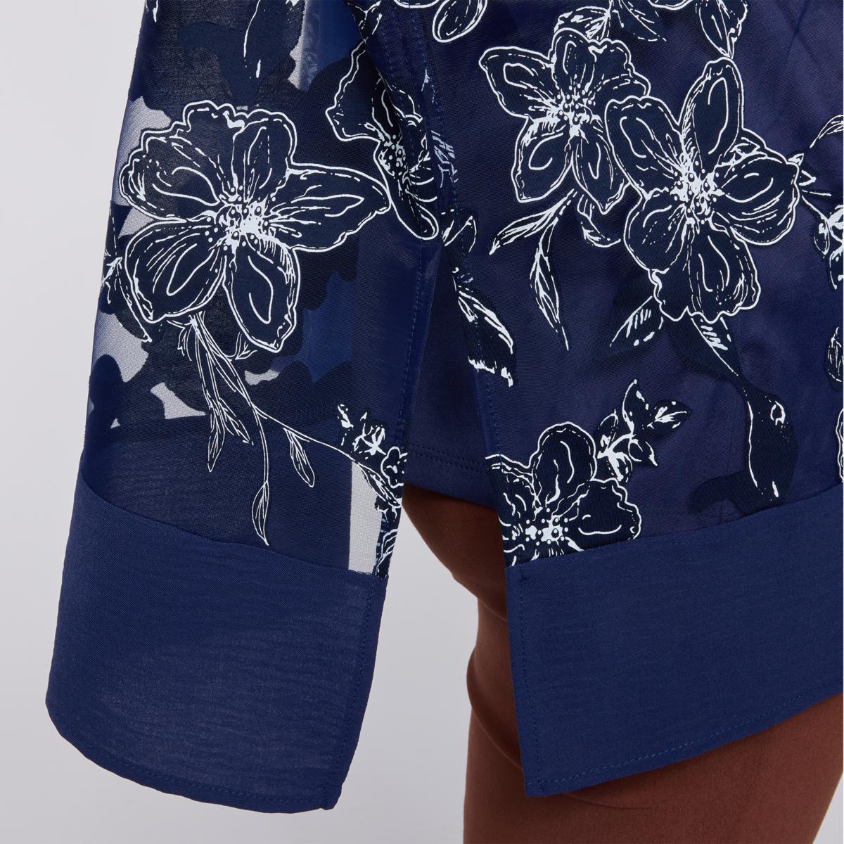 Nina Leonard Kimono Knit Floral Top with Tank 2-piece Set | HSN