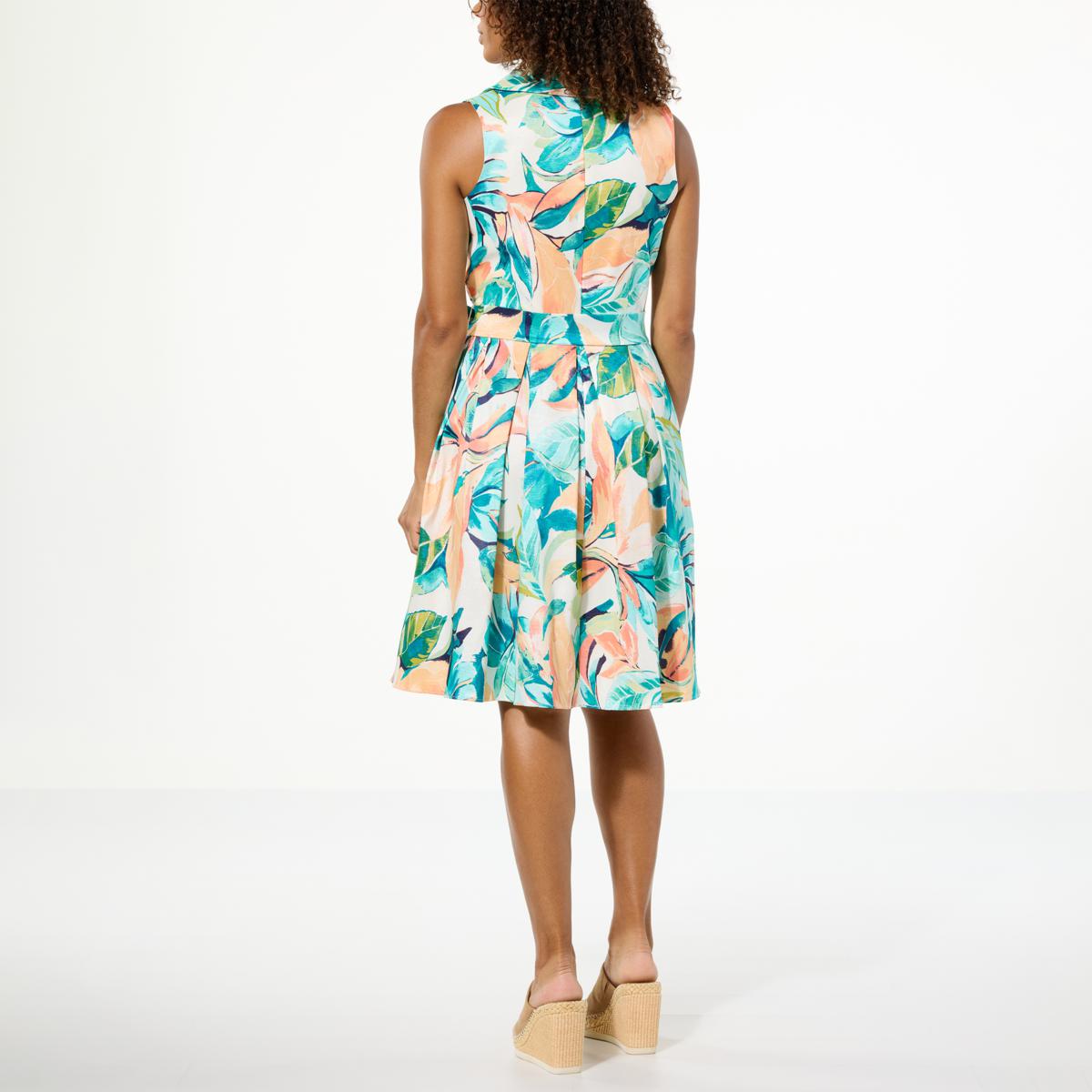 Nina leonard floral dress hotsell