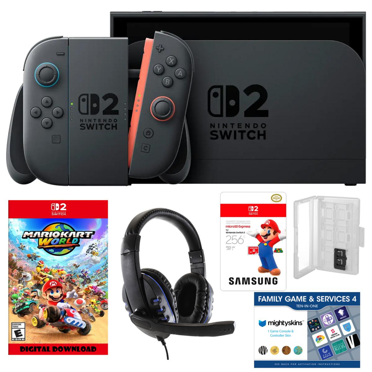 Nintendo Switch2 マリオカート+microSD 256GB Nintendo Switch 2 SanDisk microSD Express Card 256GB