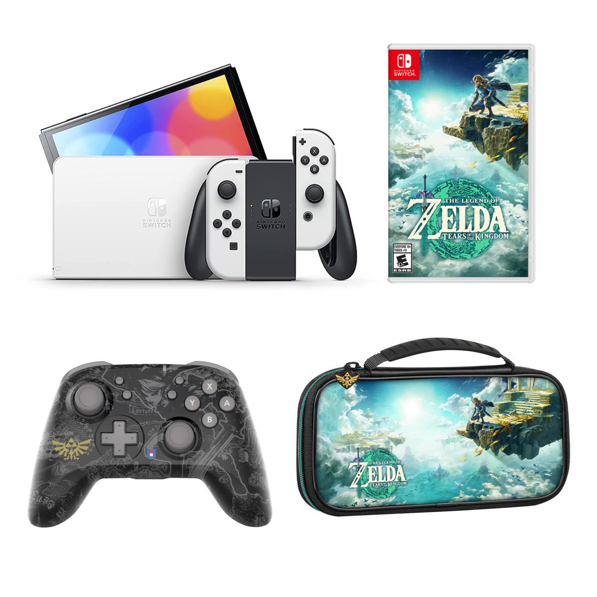 Nintendo Switch Zelda The Legend of Zelda Breath of Wild Bundle: 32GB  Nintendo Switch Console with