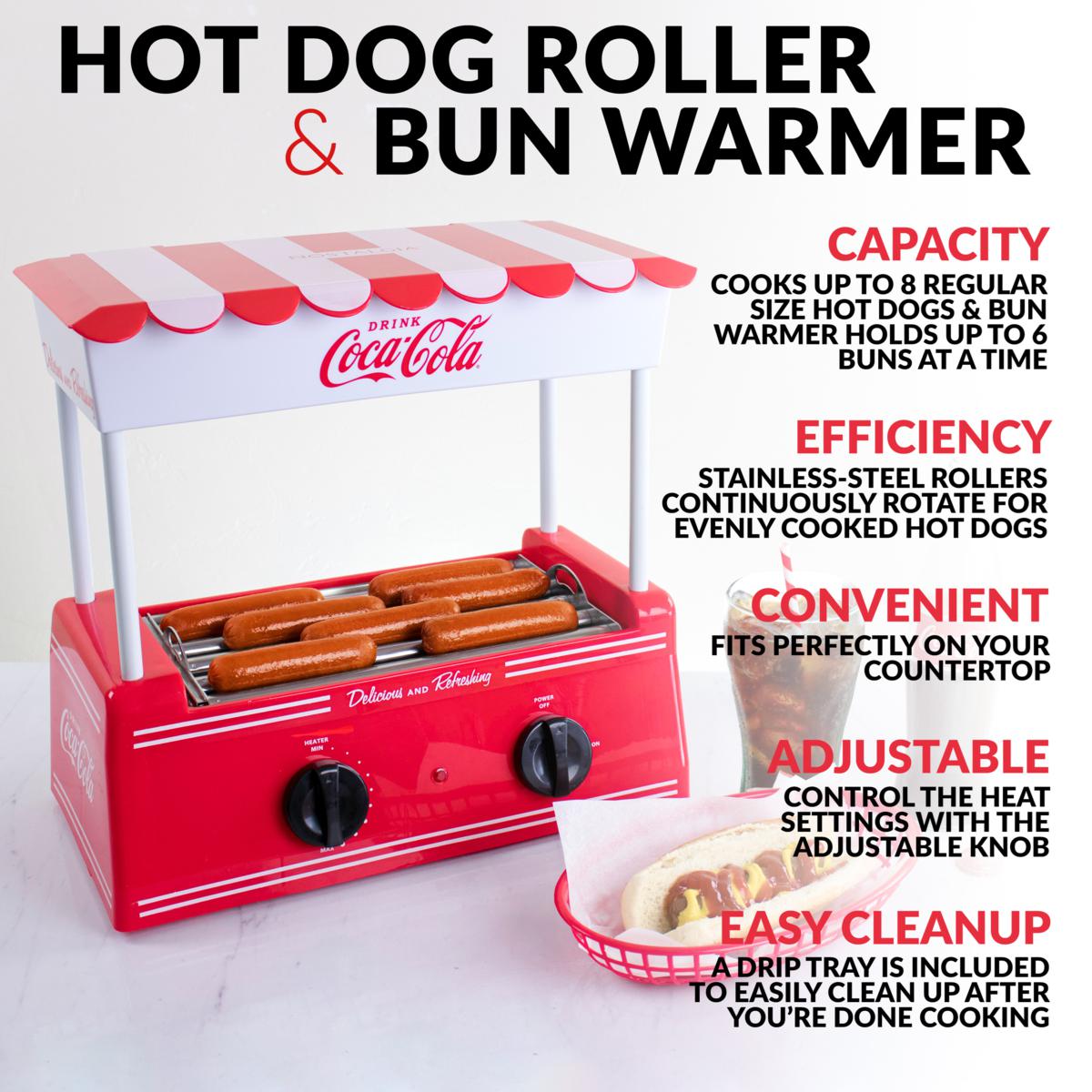 Elite Cuisine Hot Dog Roller and Toaster Oven 