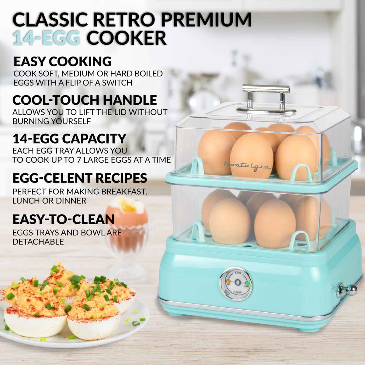 nostalgia egg cooker how to use