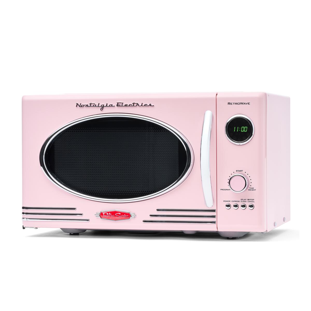 Nostalgia Electric Retro Microwave 電子レンジ Nostalgia Retro Microwave Oven - .9 Cu. Ft. Aqua - Bed Bath