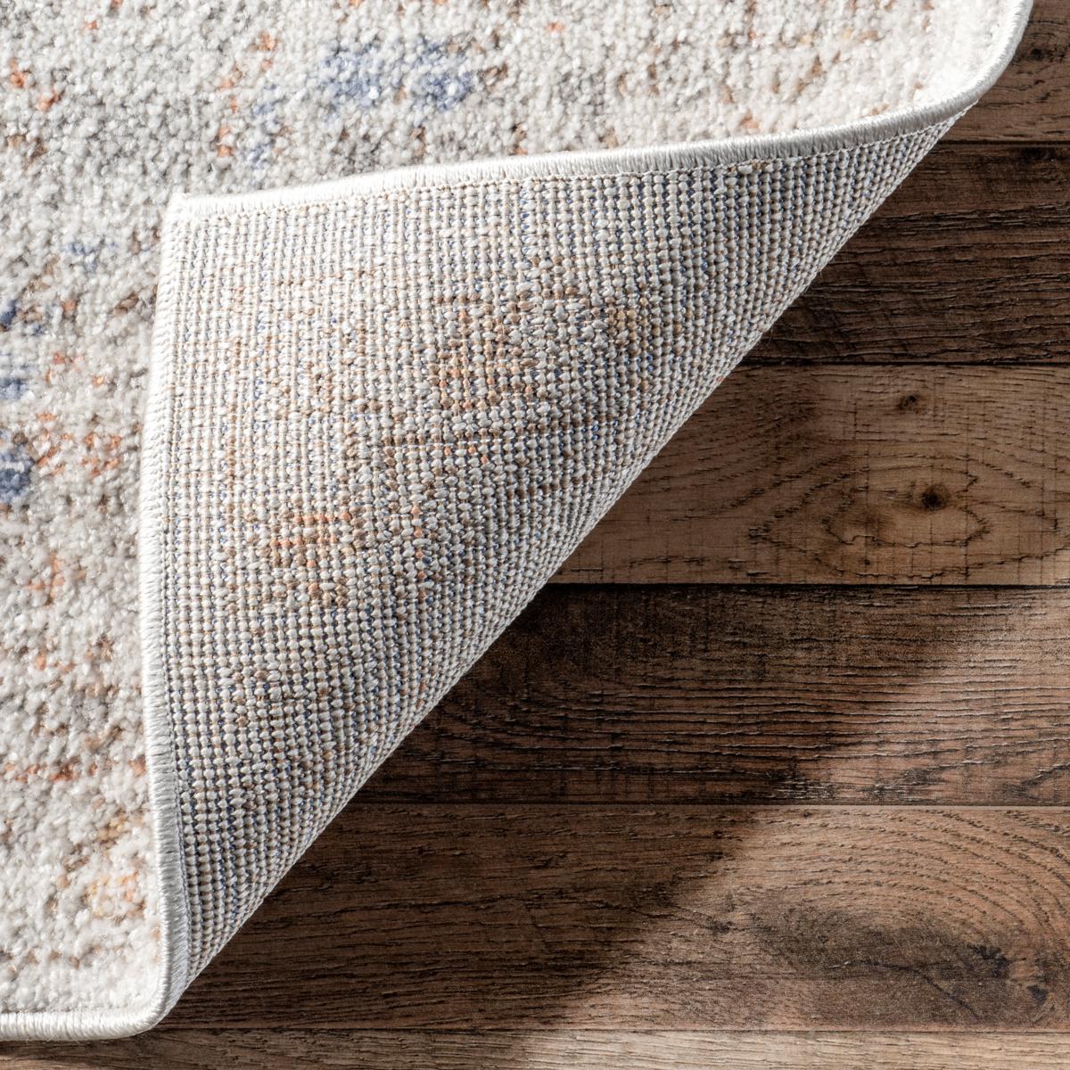 nuLOOM Jacquie Vintage Floral Area Rug - 4' x 6' Silver | HSN