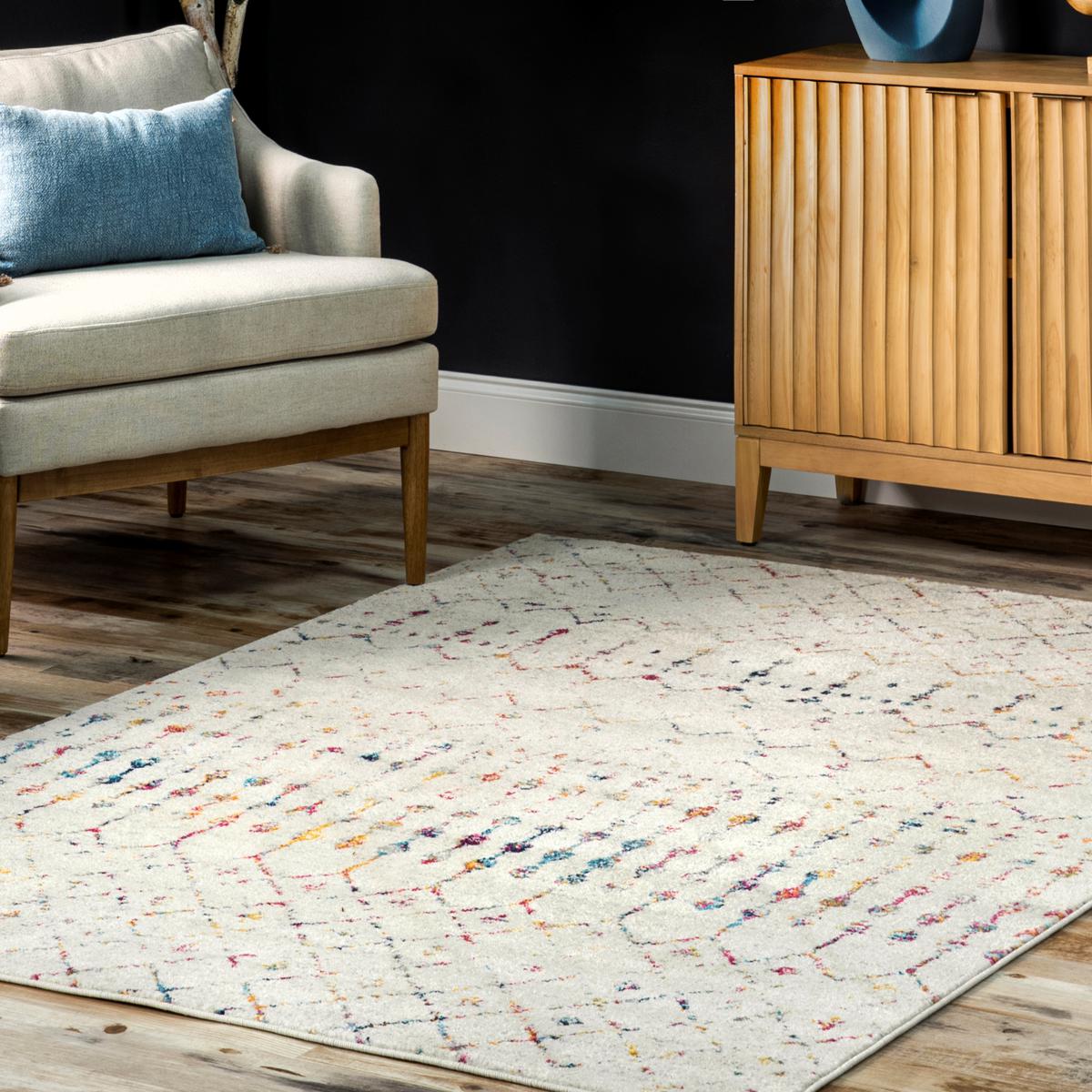 Alexander Home Charlotte Modern Distressed Area Rug - 2'-8 x 4