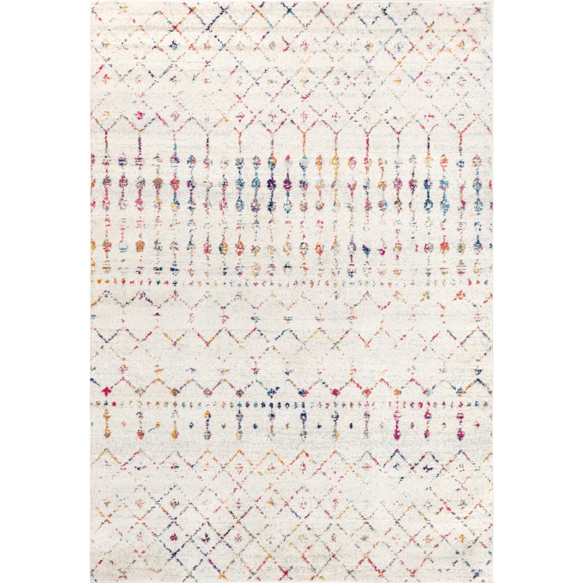 nuLOOM Moroccan Blythe Area Rug - 6' 7 x 9' Light Multi