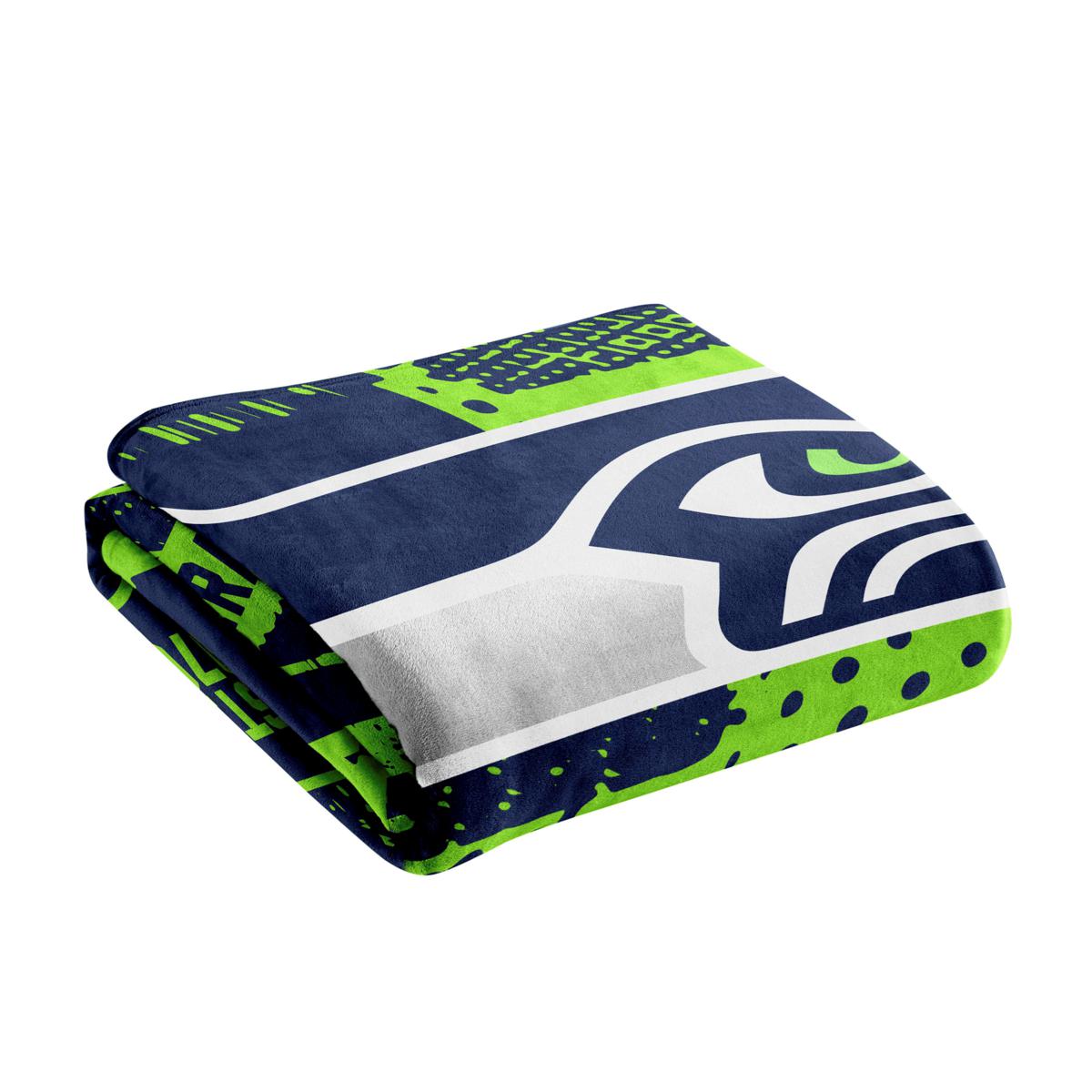 Seattle Seahawks Raschel Throw Blanket
