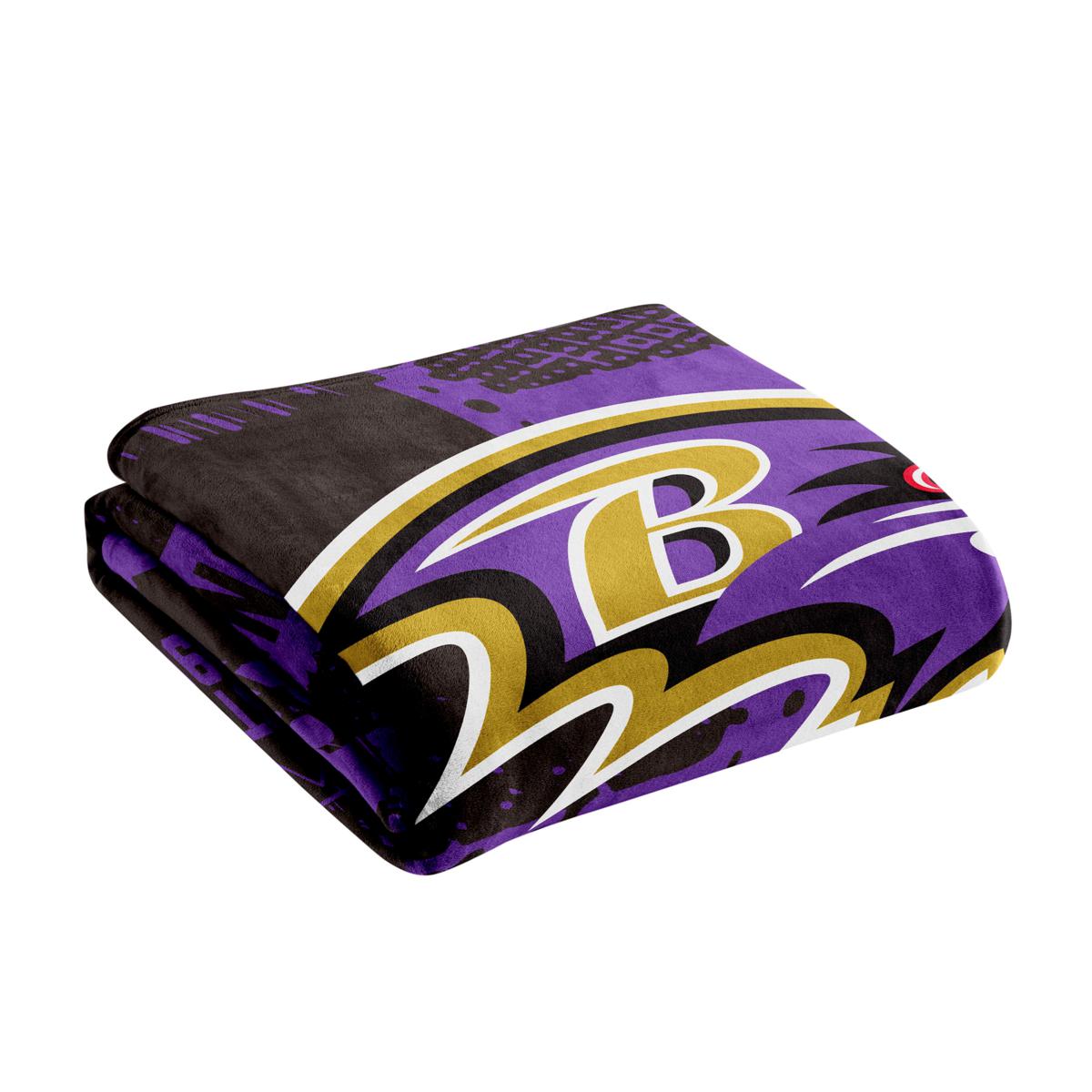 Baltimore Ravens Raschel Throw