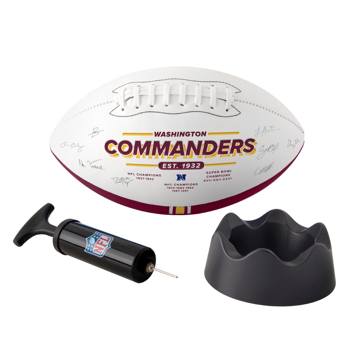 Logo Washington Commanders Full Size Autograph Football