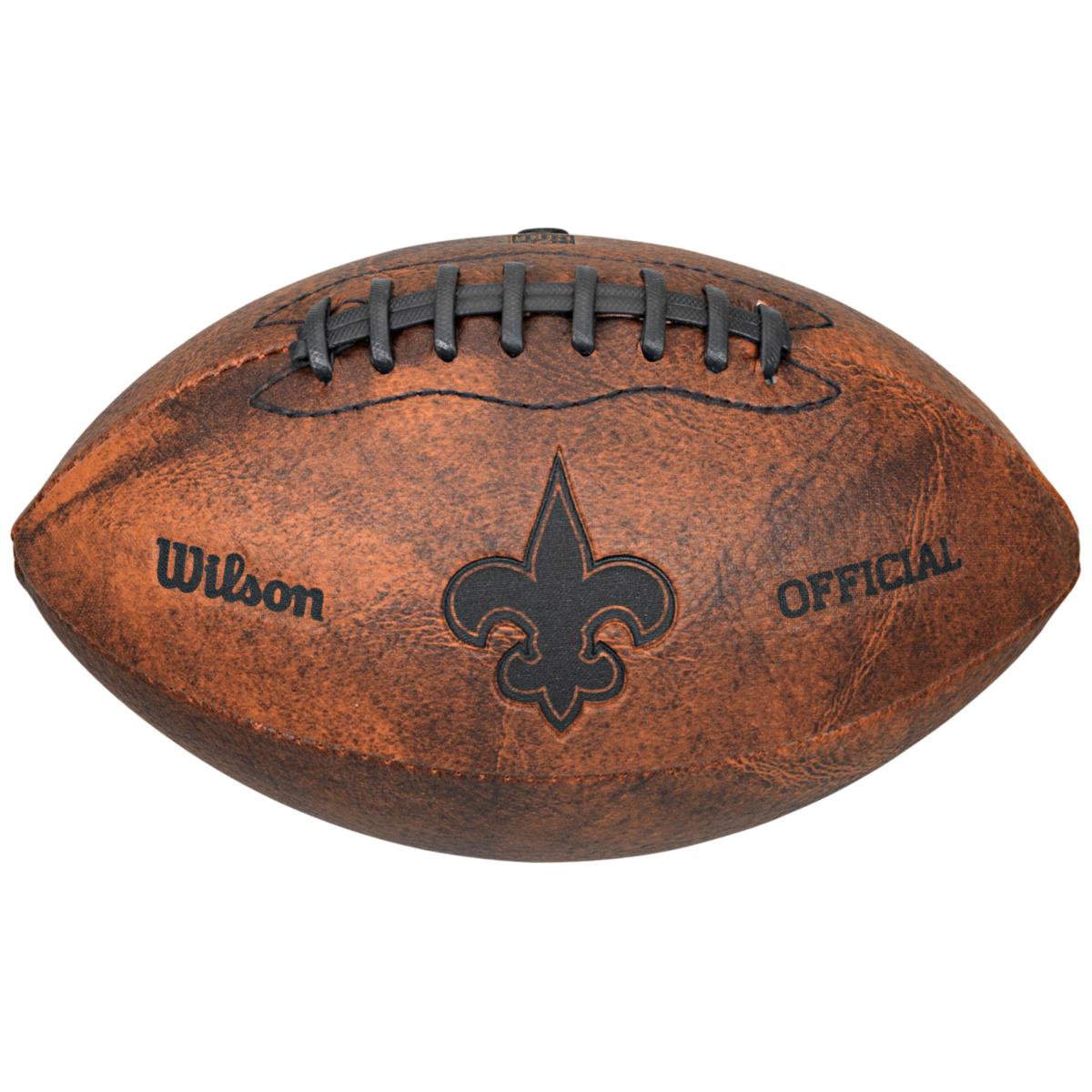 Officially Licensed 9" New Orleans Saints NFL Vintage Football