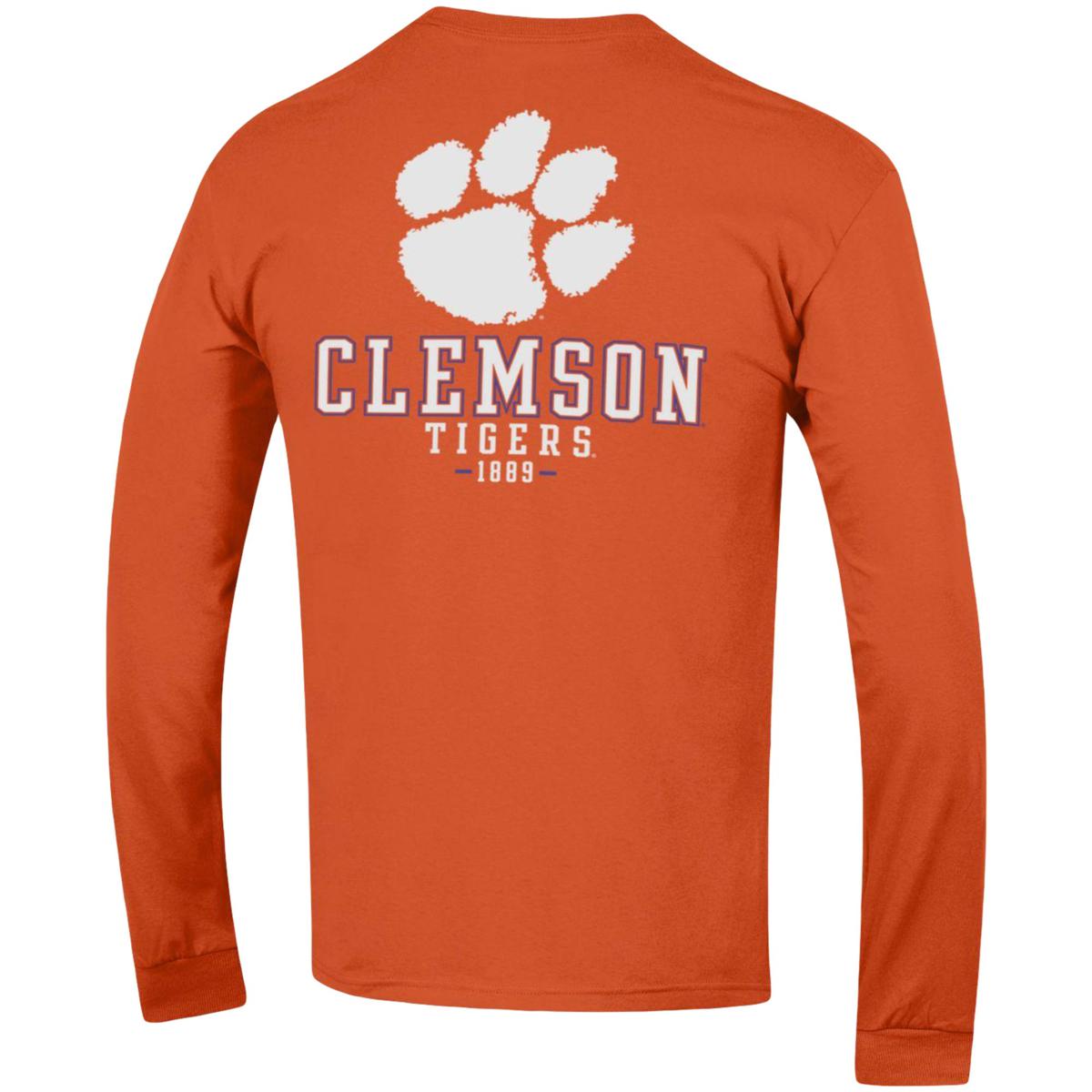 orange long sleeve champion shirt