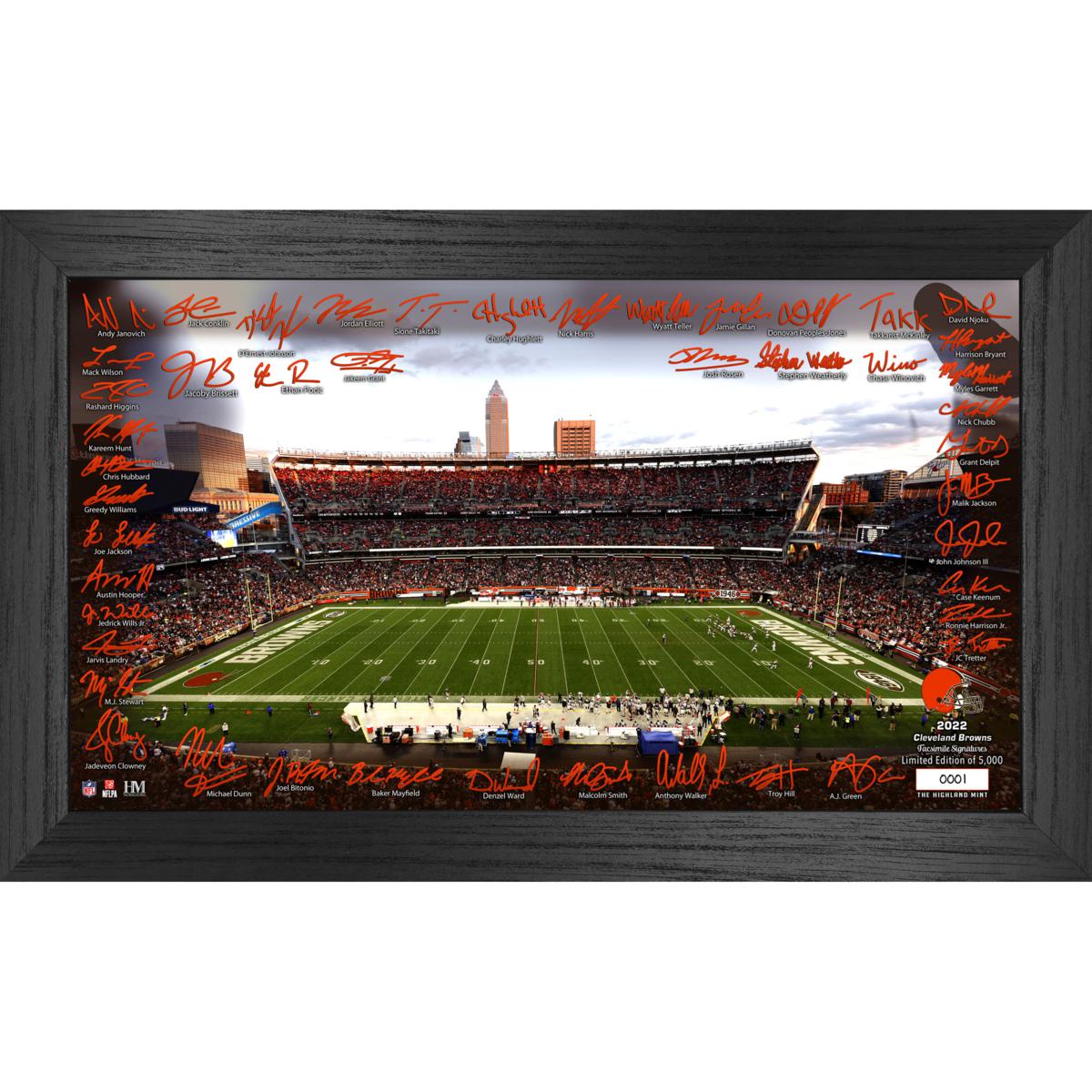 The Highland Mint | Baltimore Ravens 2022 Signature Gridiron Collection Frame