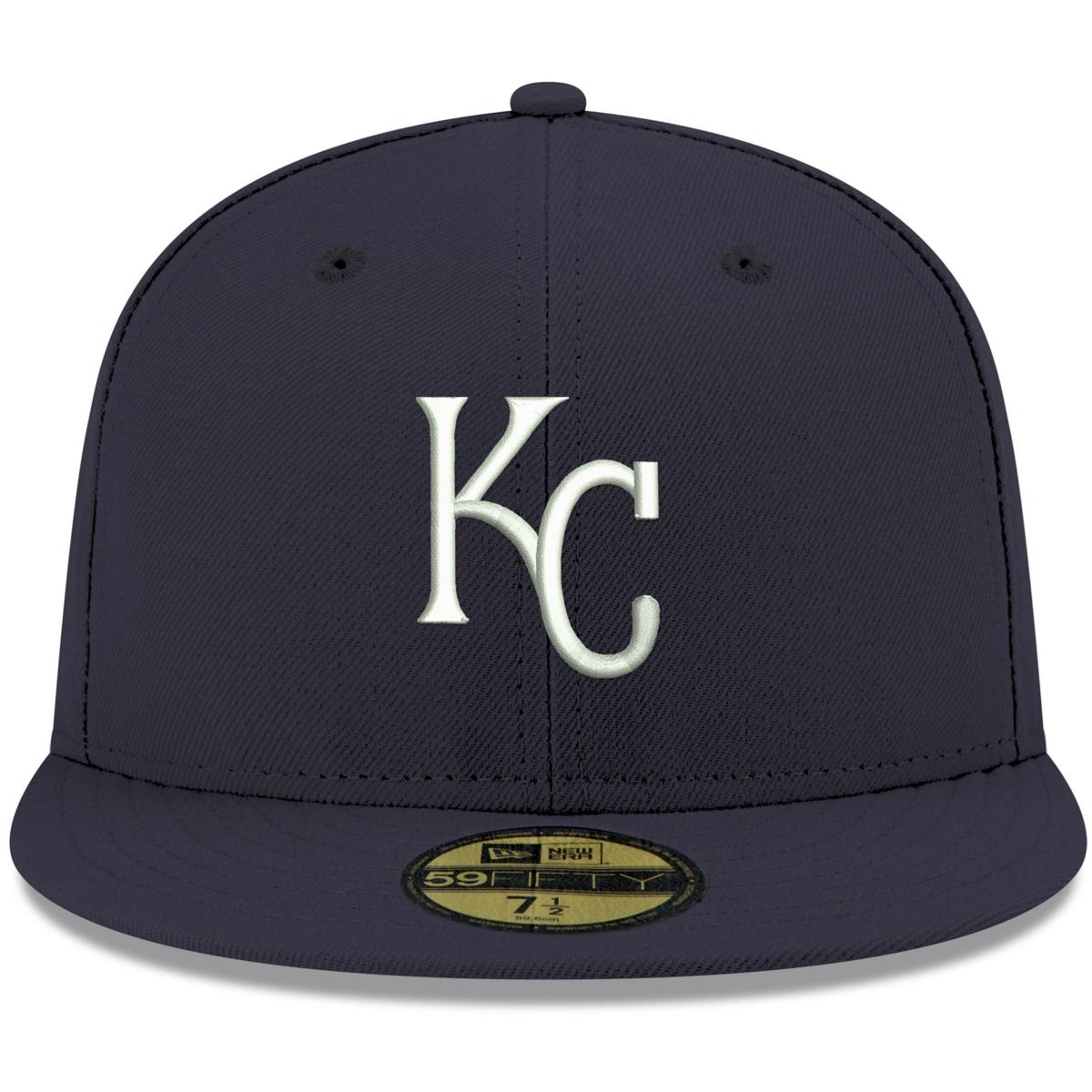 Men's New Era Black/Gold Kansas City Royals 59FIFTY Fitted Hat