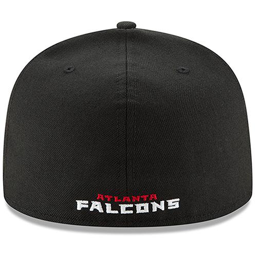 Men's New Era White Atlanta Falcons Omaha 59FIFTY Fitted Hat