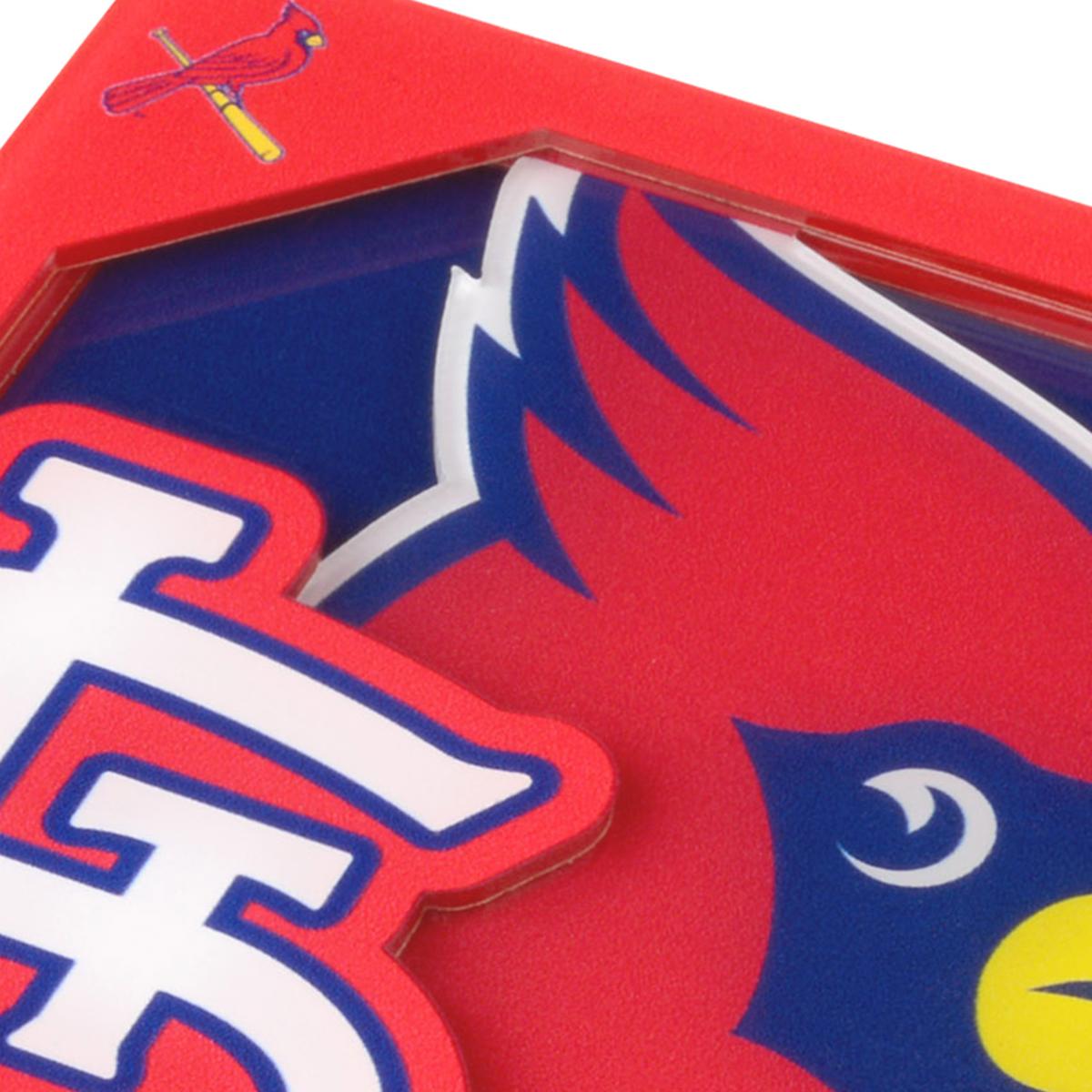 MLB St. Louis Cardinals 3D Logo Series Wall Art - 12x12