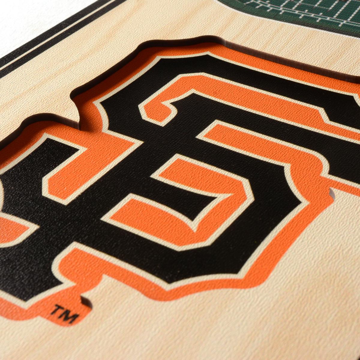 MLB San Francisco Giants 6x19 Stadium 3D View Banner