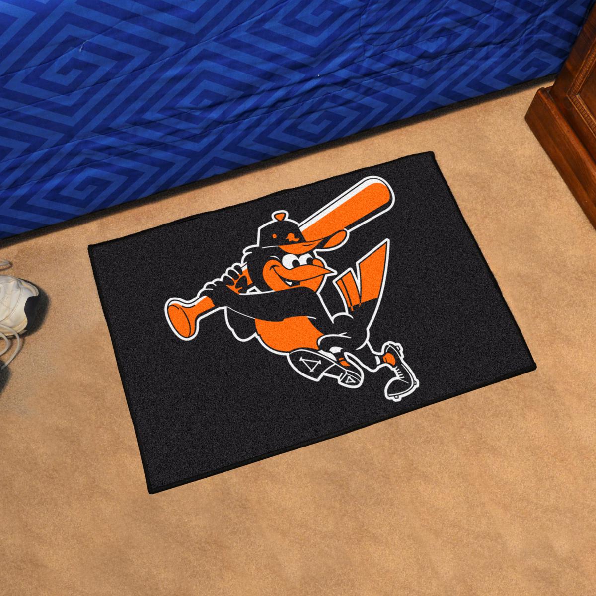 27 1954 Baltimore Orioles Retro Logo Roundel Round Mat - Floor Rug - Area  Rug