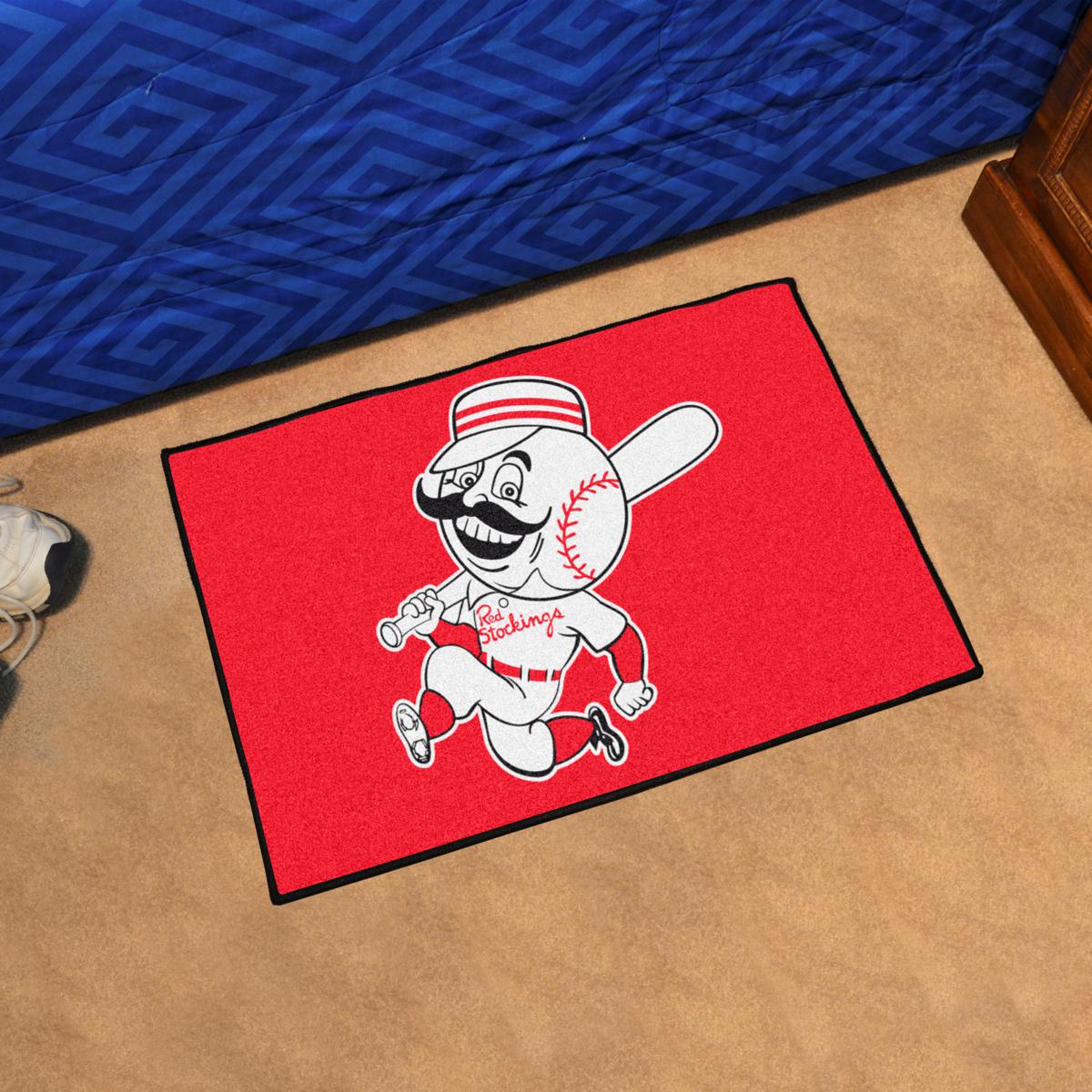 Cincinnati Reds Baseball Mat - Retro Collection