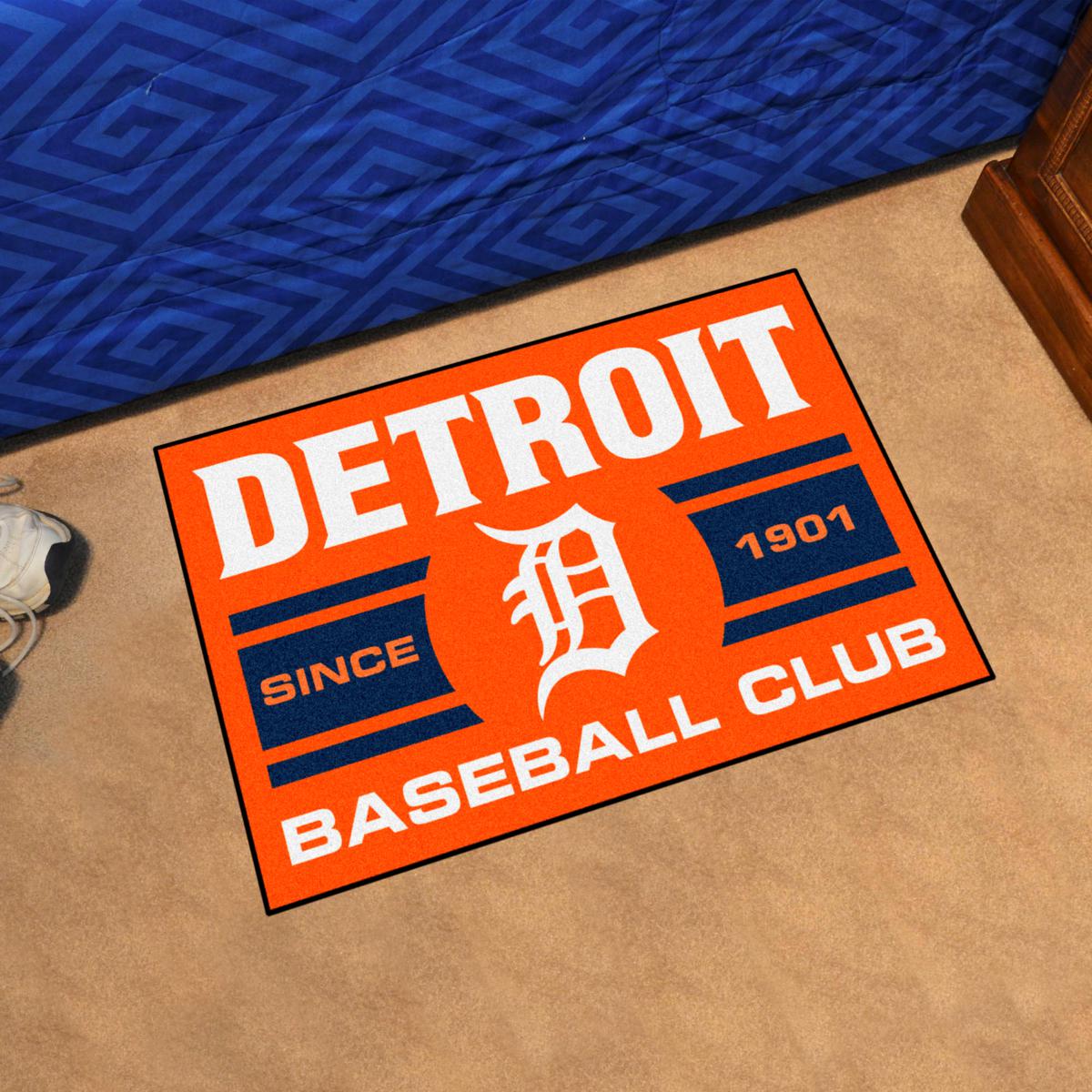 Detroit Tigers Starter Mat - Retro Collection