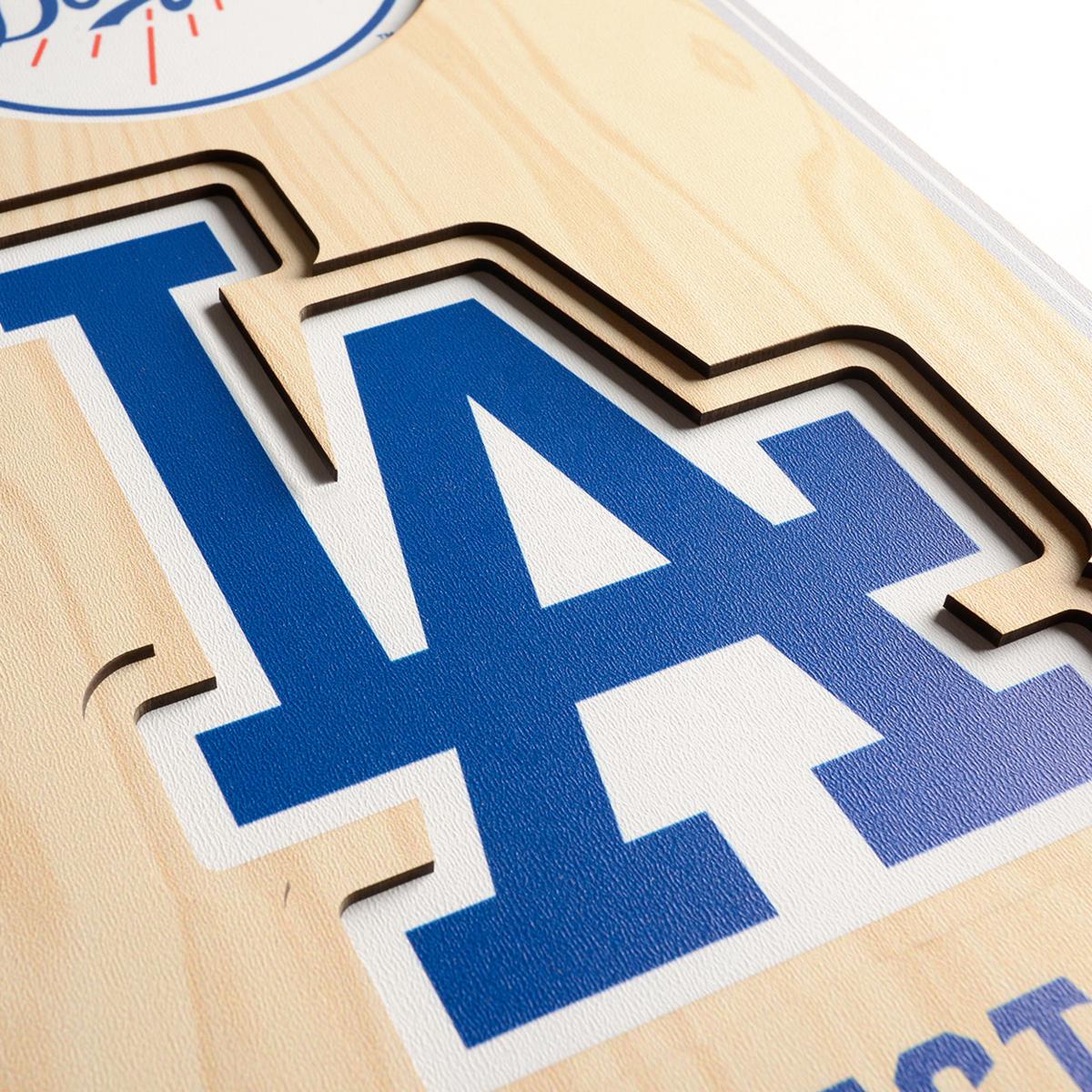 MLB Los Angeles Dodgers 6x19 Stadium 3D View Banner