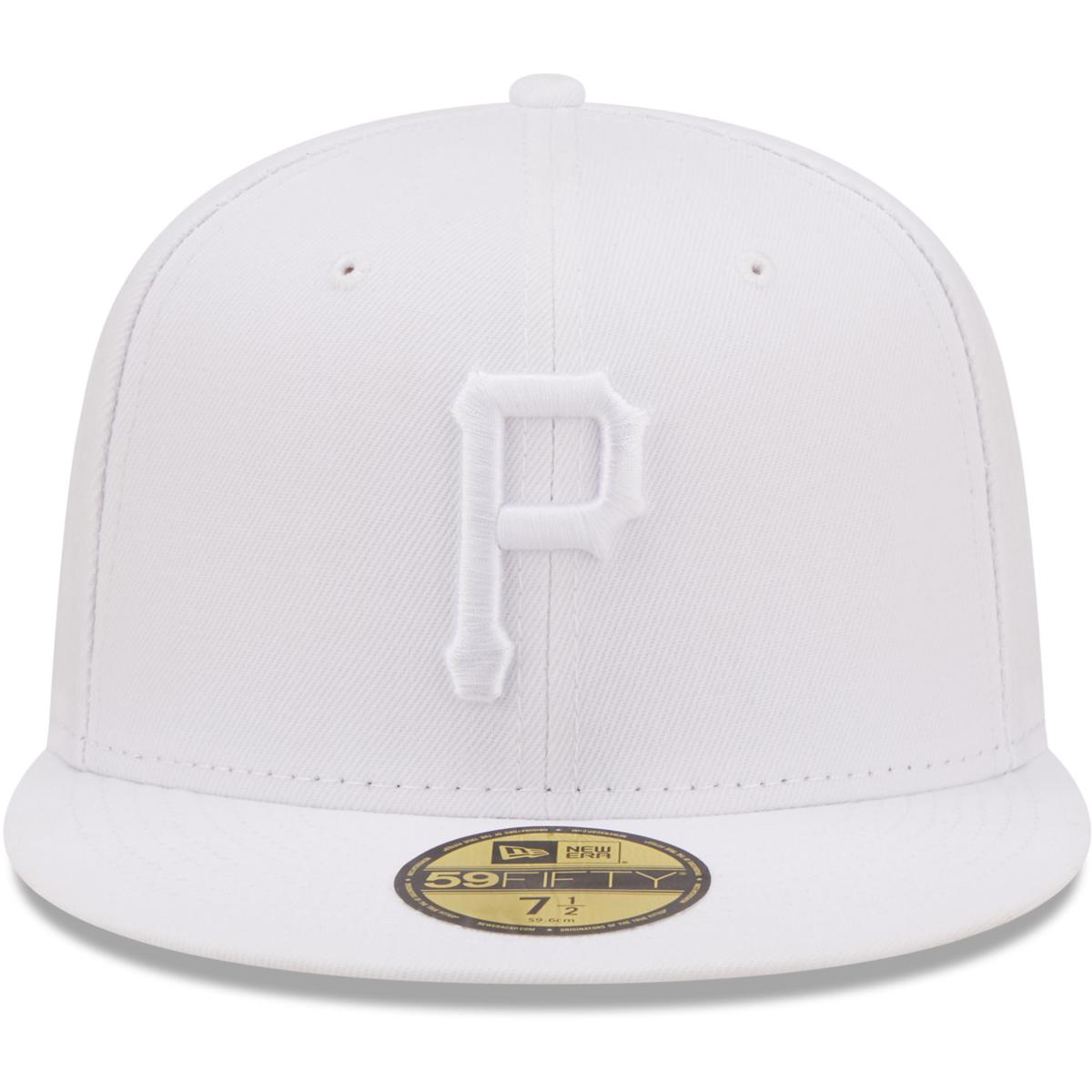 Officially Licensed MLB Men's New Era White Fitted Hat, 56% OFF