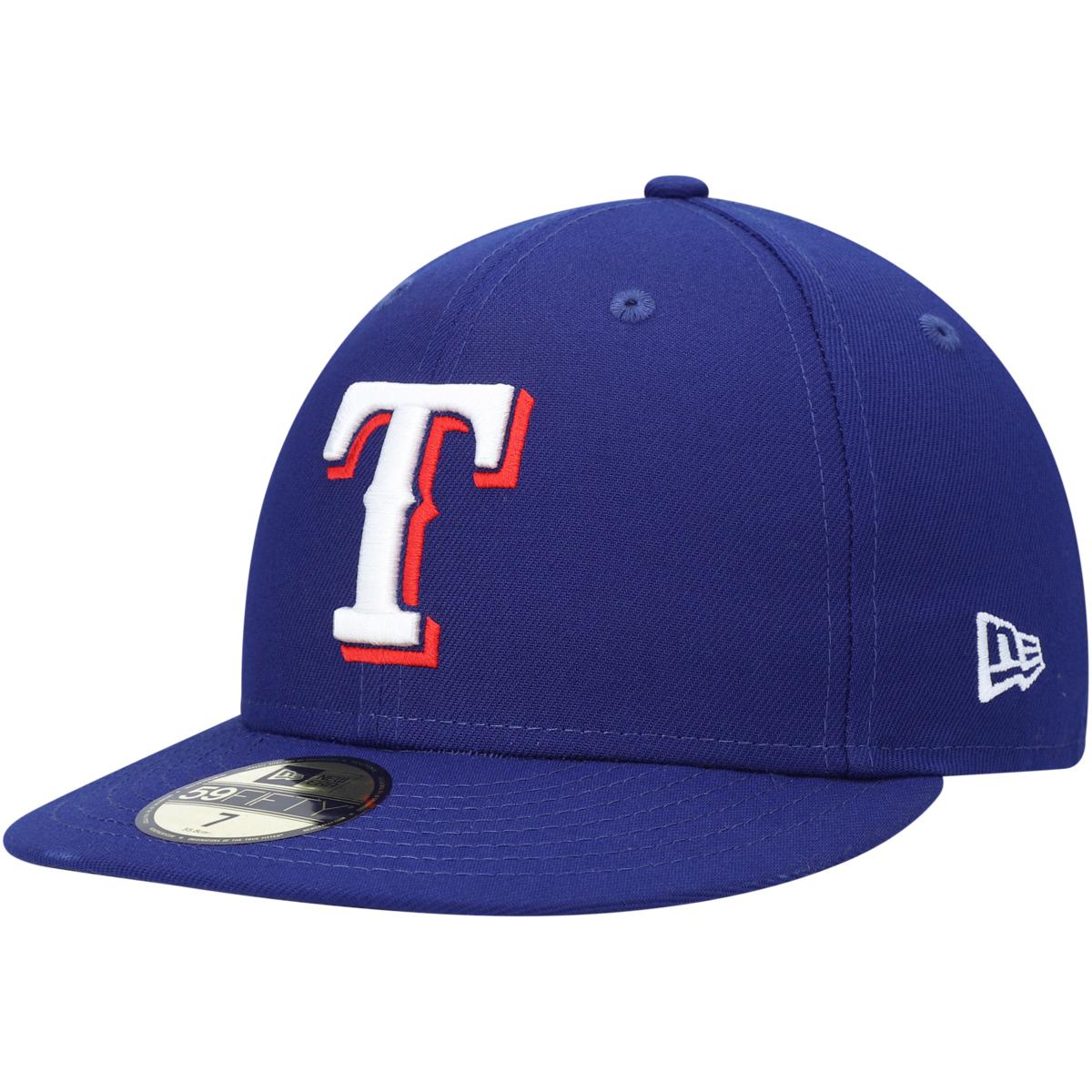 Men's Texas Rangers New Era White/Red Undervisor 59FIFTY Fitted Hat