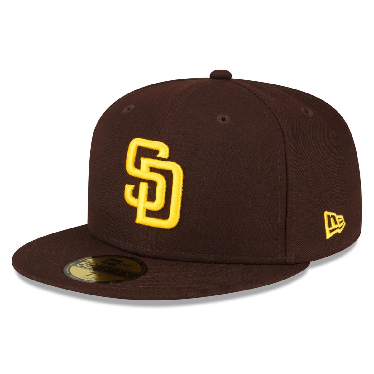 Official New Era San Diego Padres MLB Brown 59FIFTY Fitted Cap