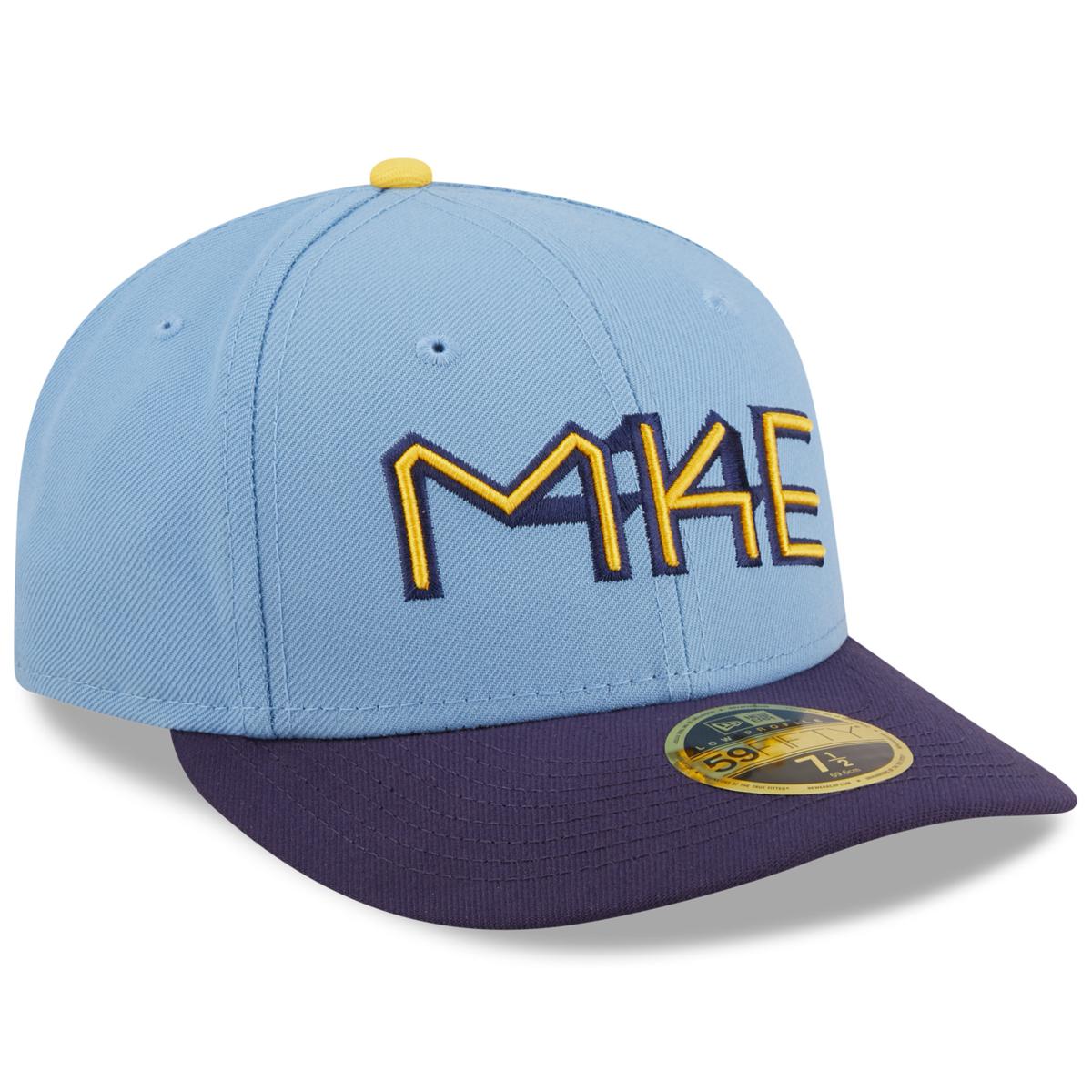 New Era Milwaukee Brewers City Connect 59Fifty Fitted Hat - Powder