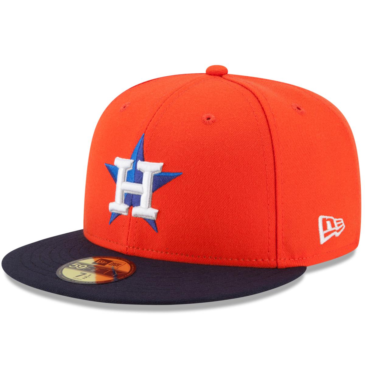 Men's New Era Black Houston Astros Jersey 59FIFTY Fitted Hat