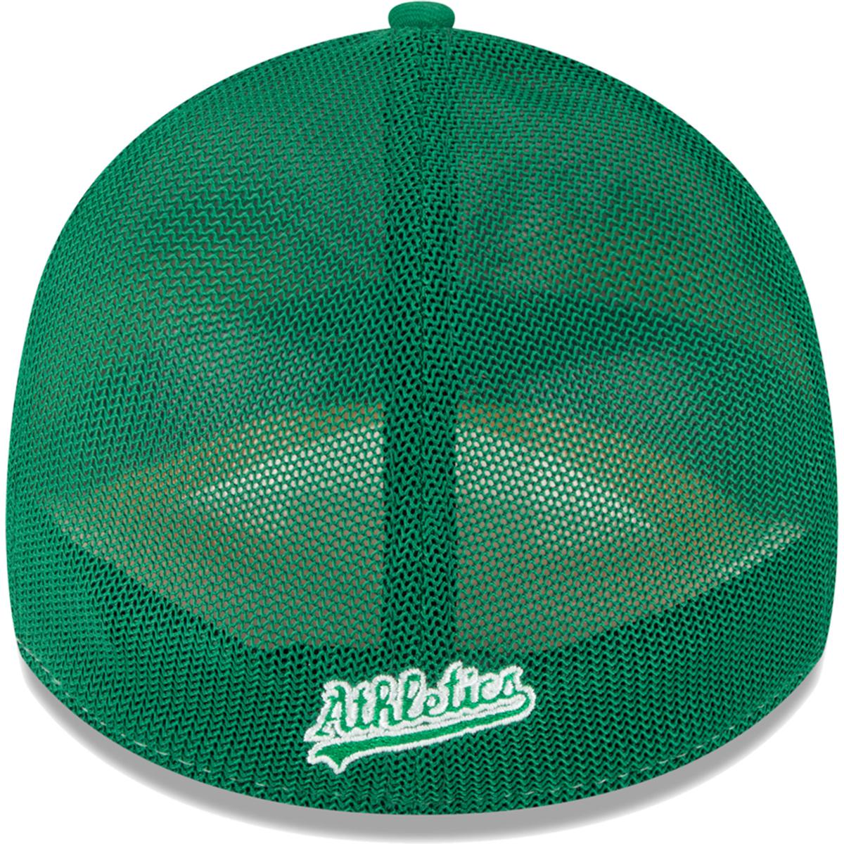 Oakland As Green Adult MLB Back Swoosh Flex Sized Cap By Nike Team Sports