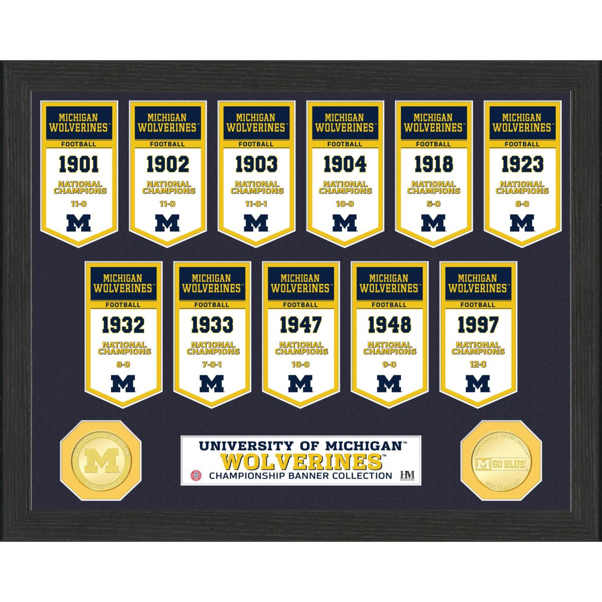 Michigan Wolverines 8'' x 10'' Deluxe Vertical Photograph Frame with Team  Logo