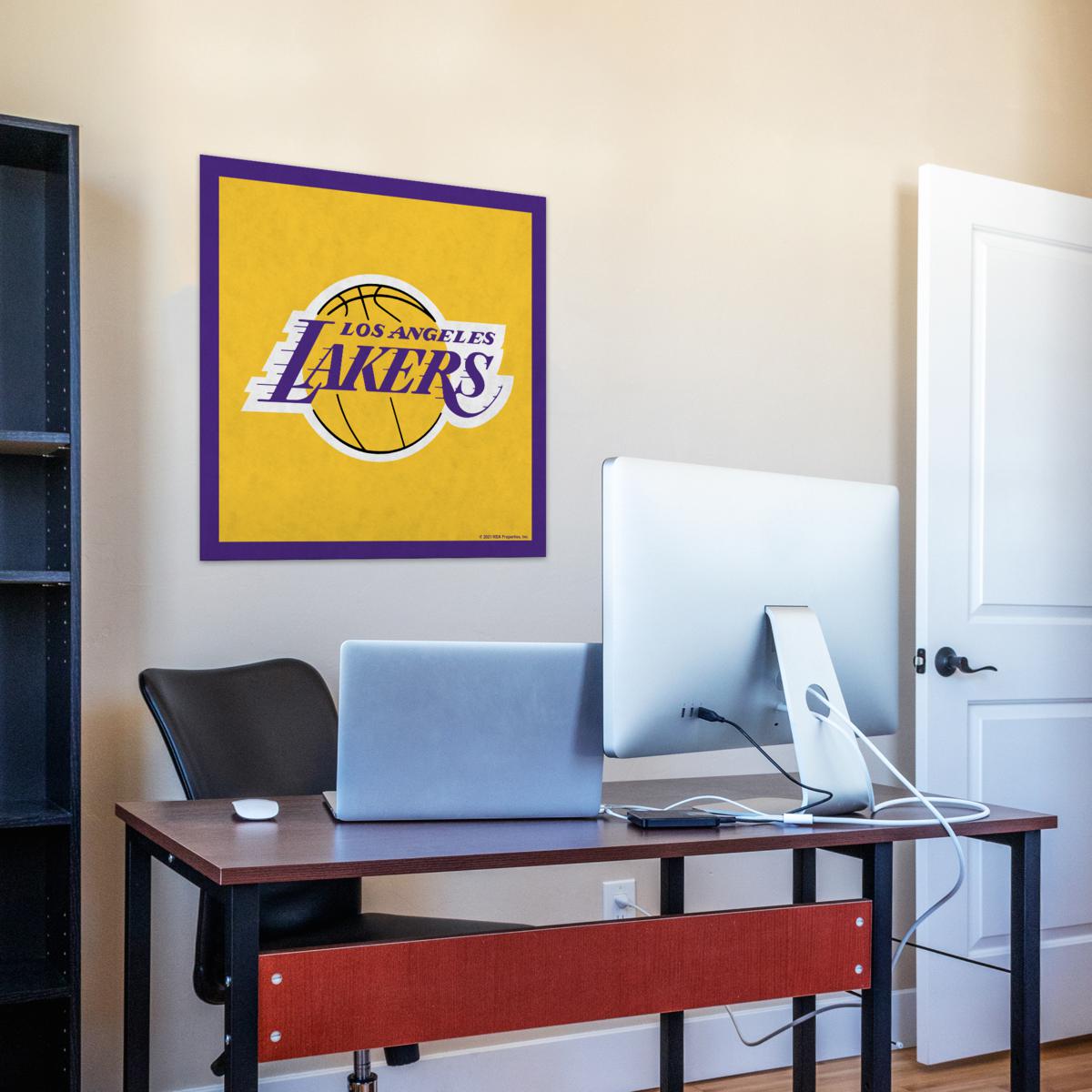  Los Angeles Lakers 17 Time Champions Pennant Flag