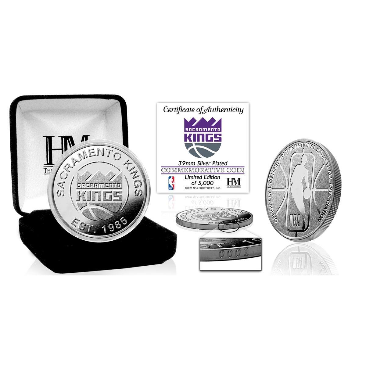 Officially Licensed NBA Silver Mint Coin Sacramento Kings HSN